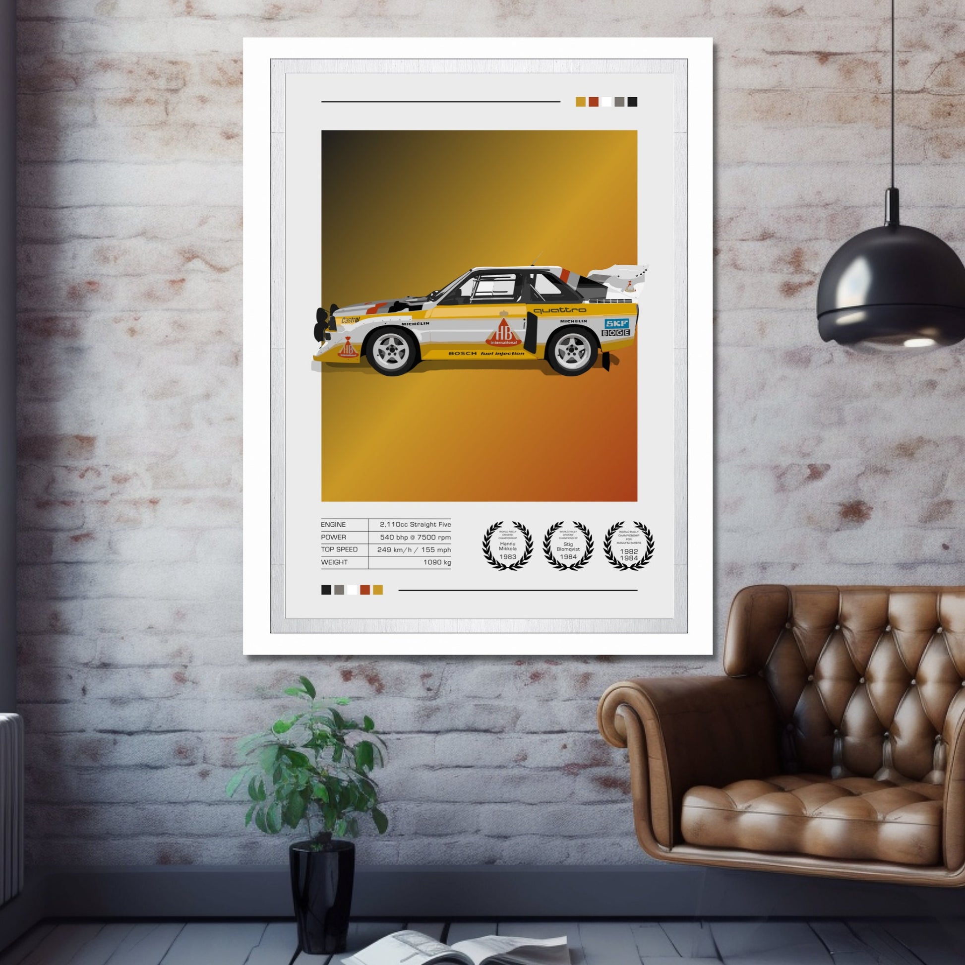 Audi Quattro S1 Poster