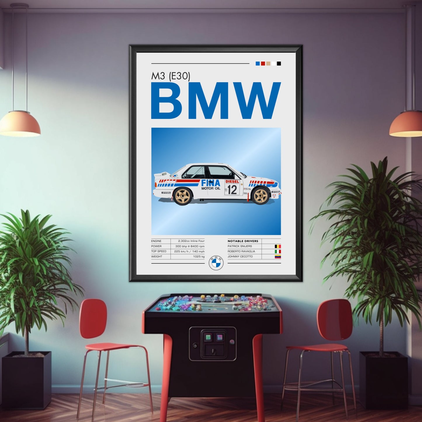 BMW M3 (E30) Poster