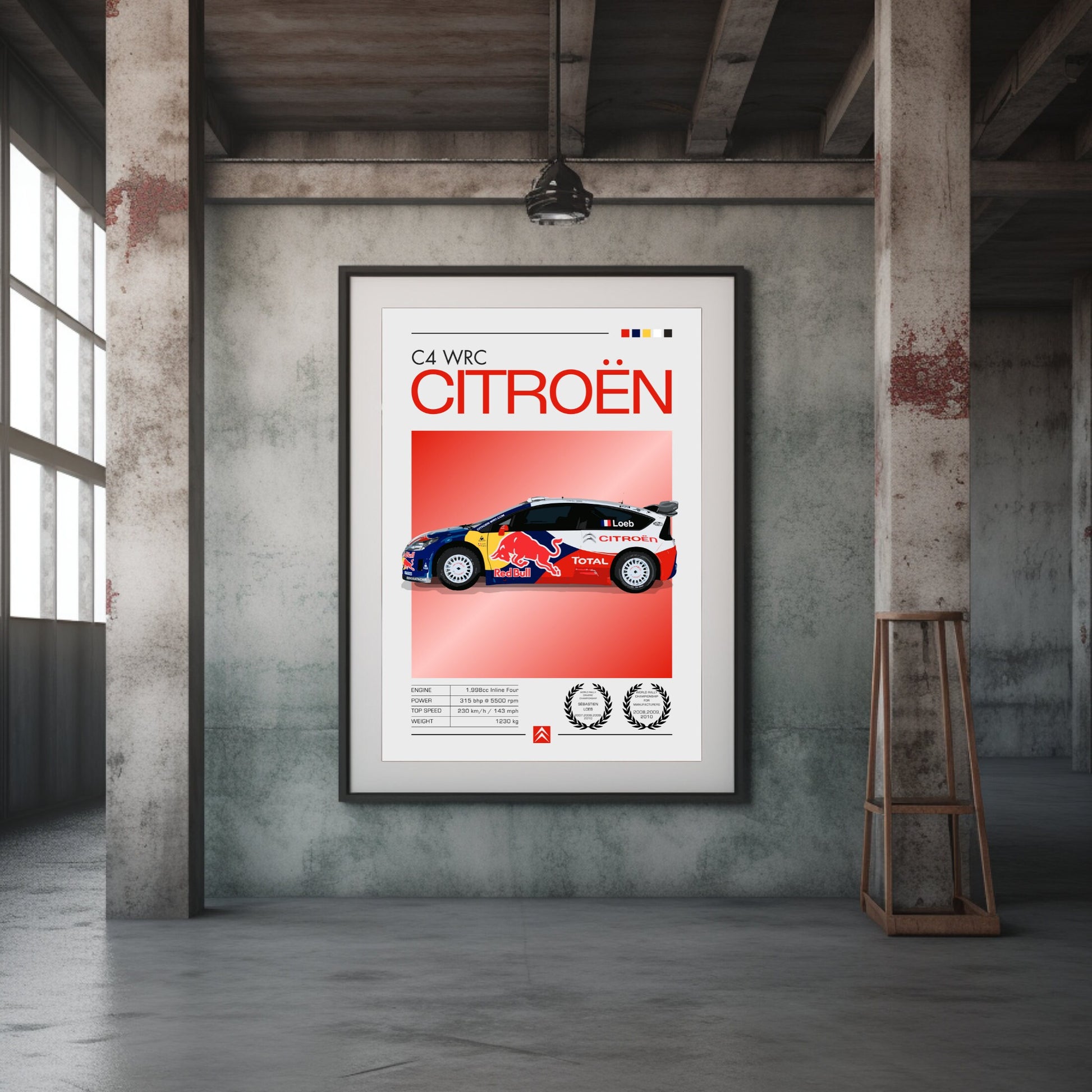 Citroen C4 WRC Print