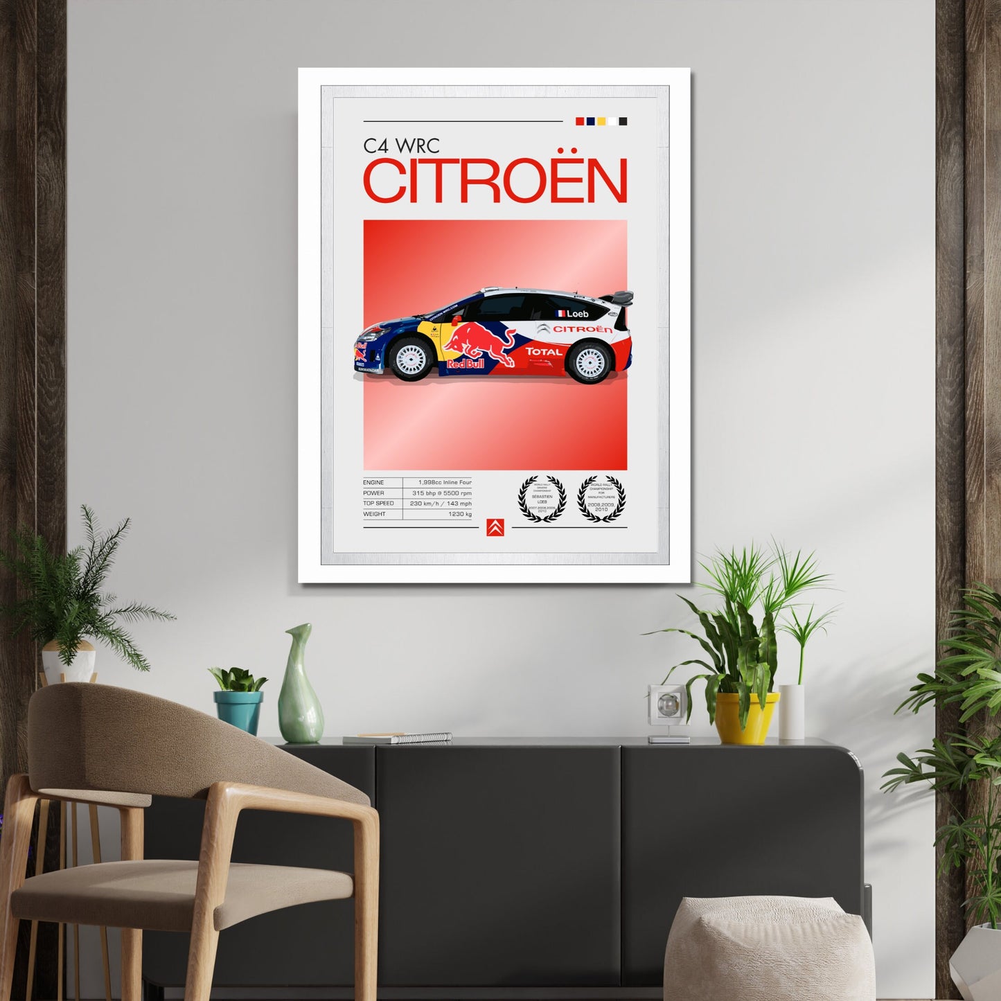 Citroen C4 WRC Print