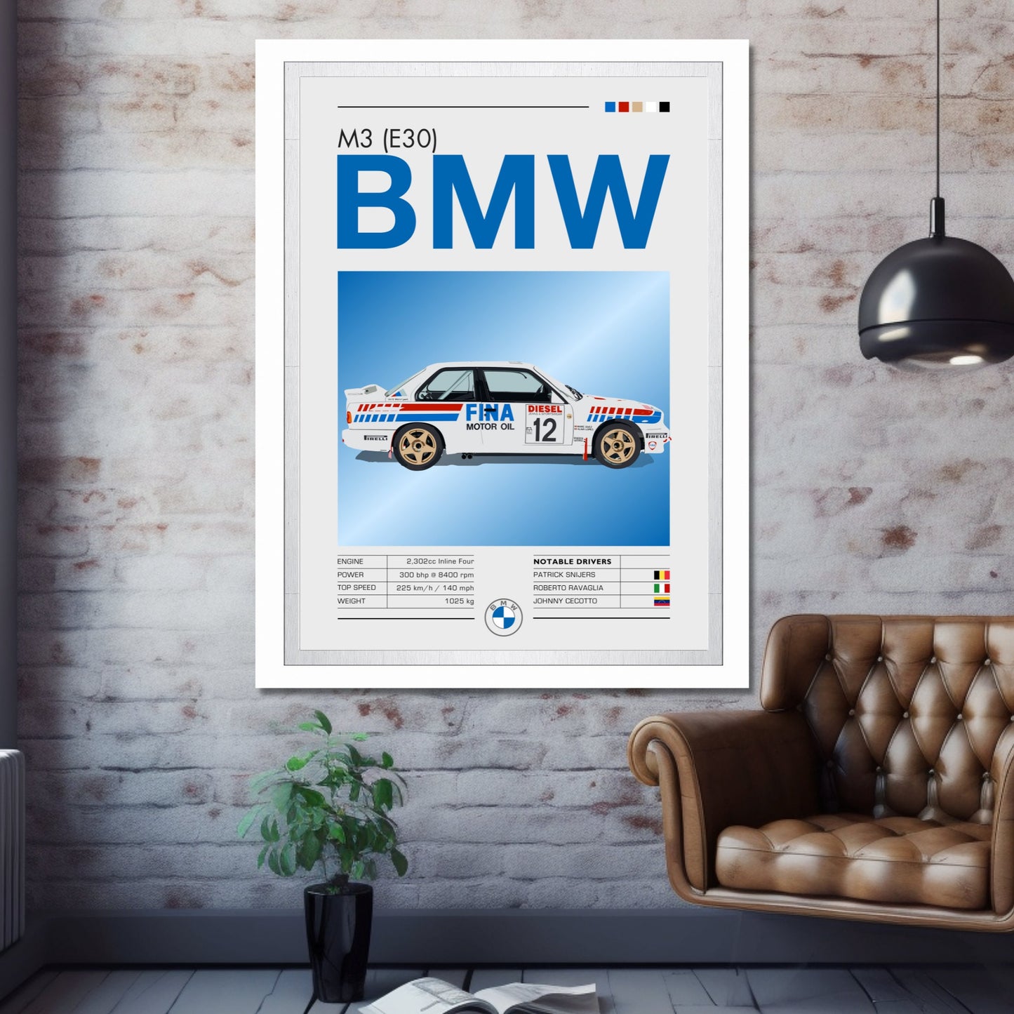 BMW M3 (E30) Poster