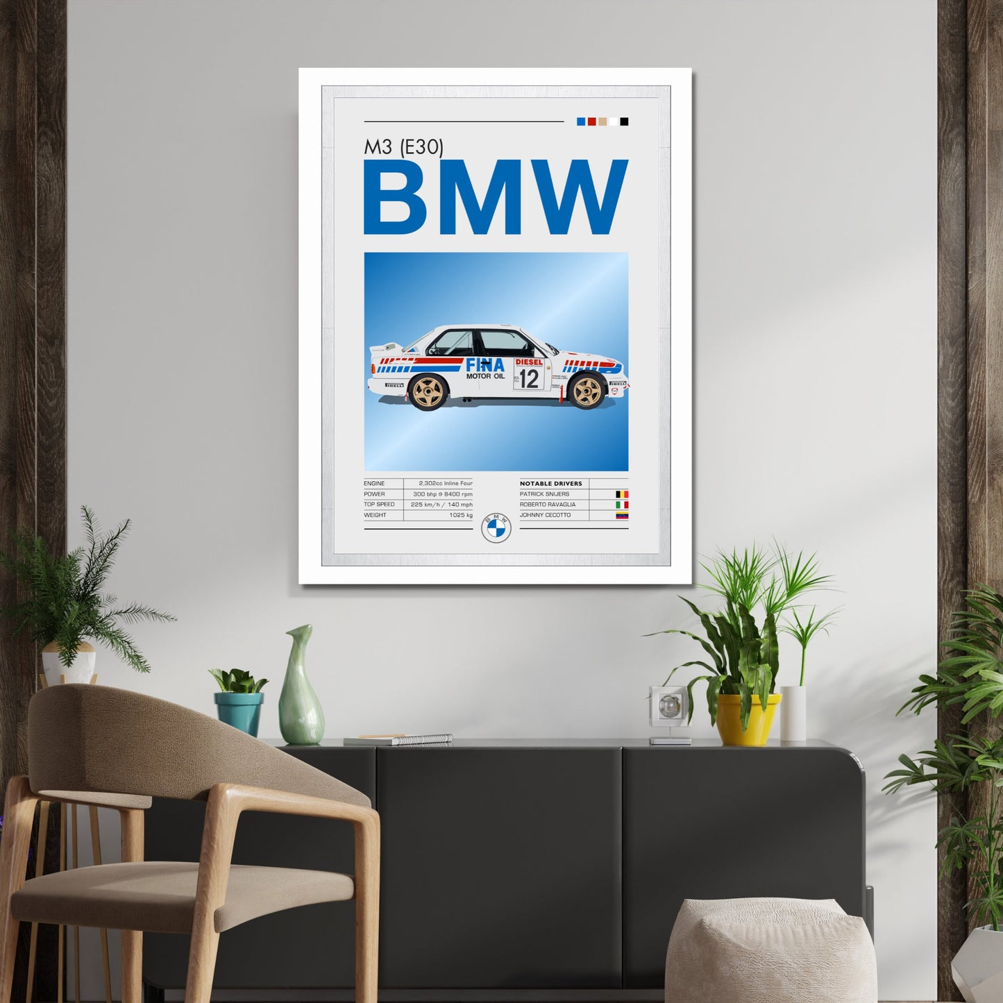 BMW M3 (E30) Poster