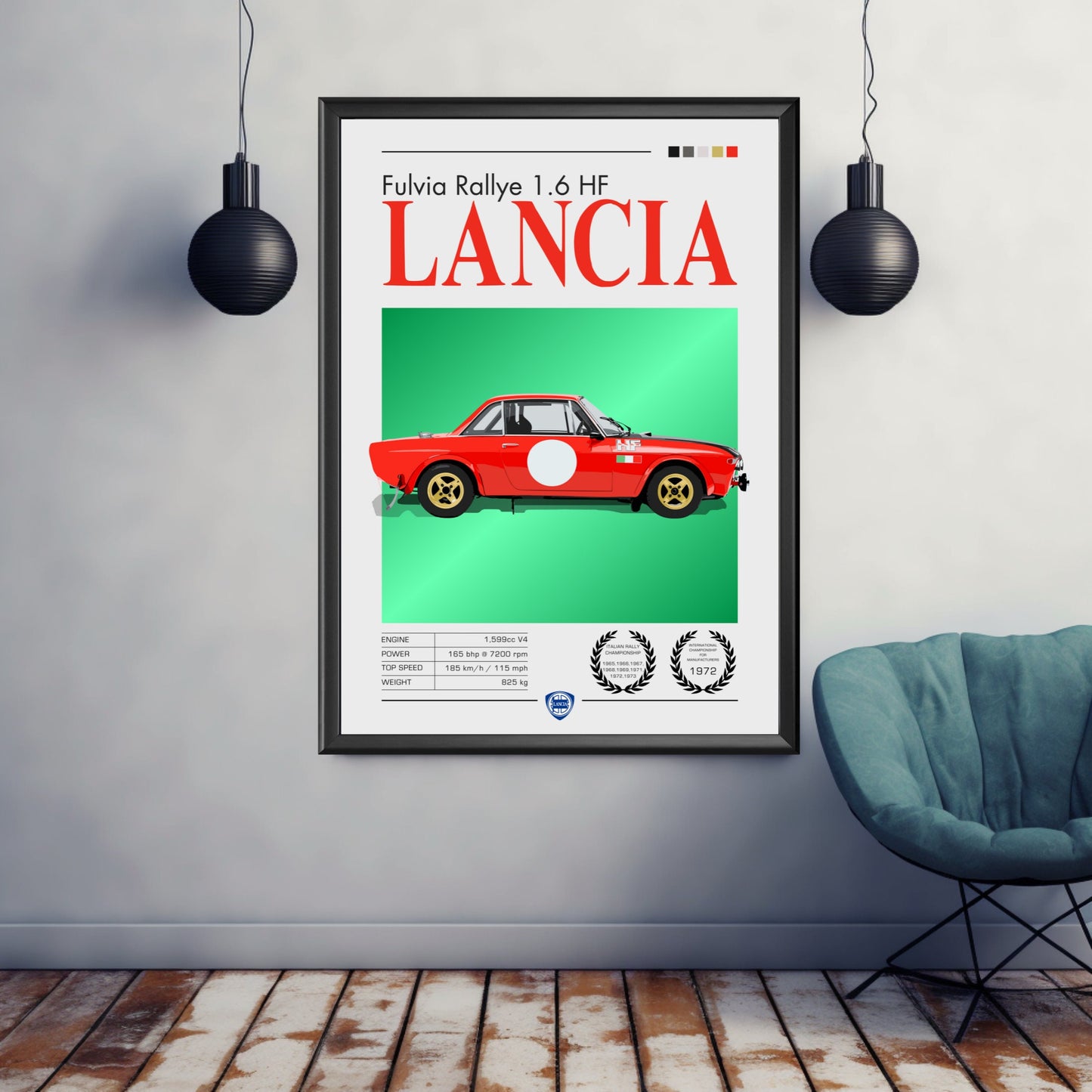 Lancia Fulvia Print