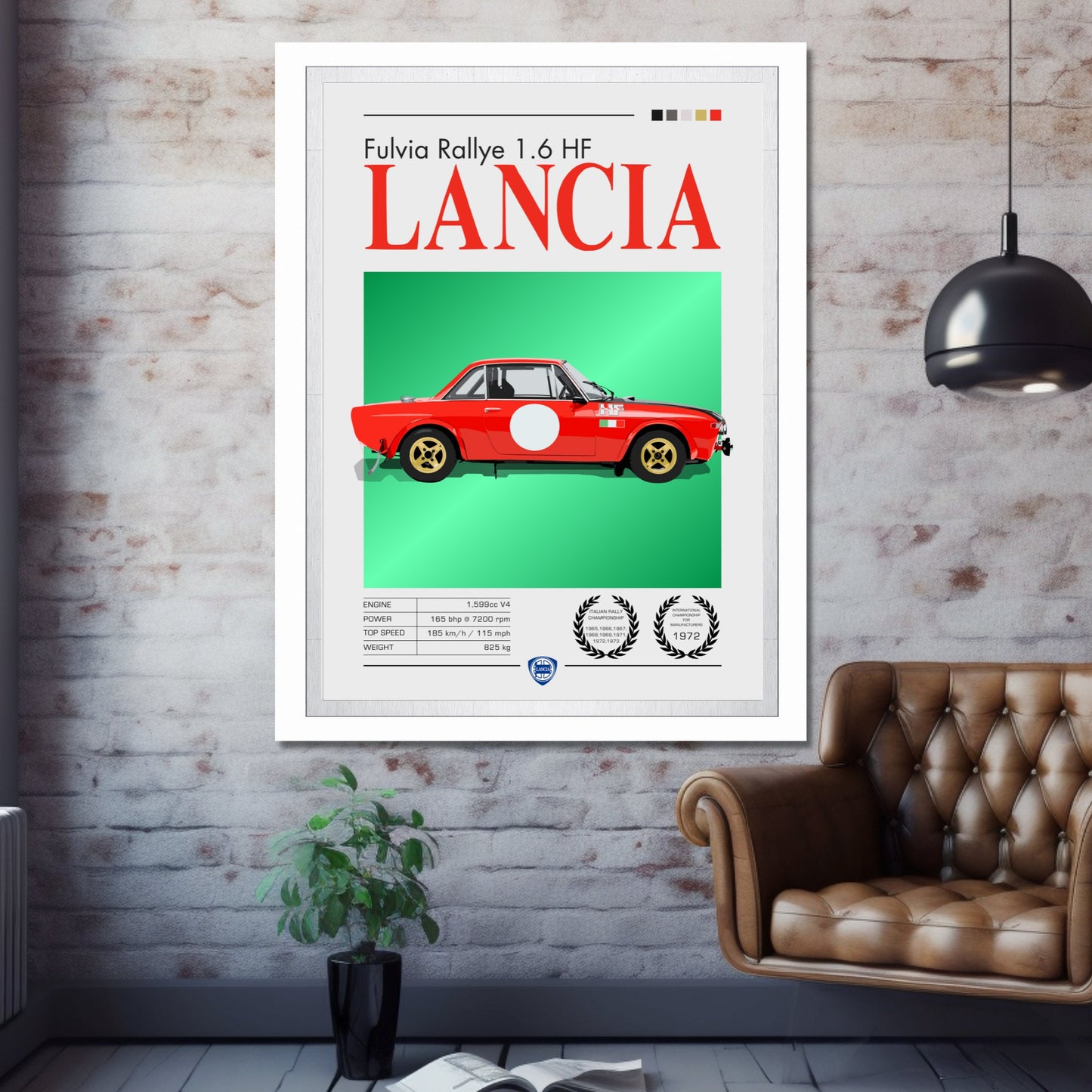 Lancia Fulvia Print