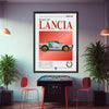 Lancia Stratos Print, Car Poster, Lancia Stratos Poster, Car Print, Old-timer Print, 1970s Car, Car Art, Classic Car Print, Rally Car Print
