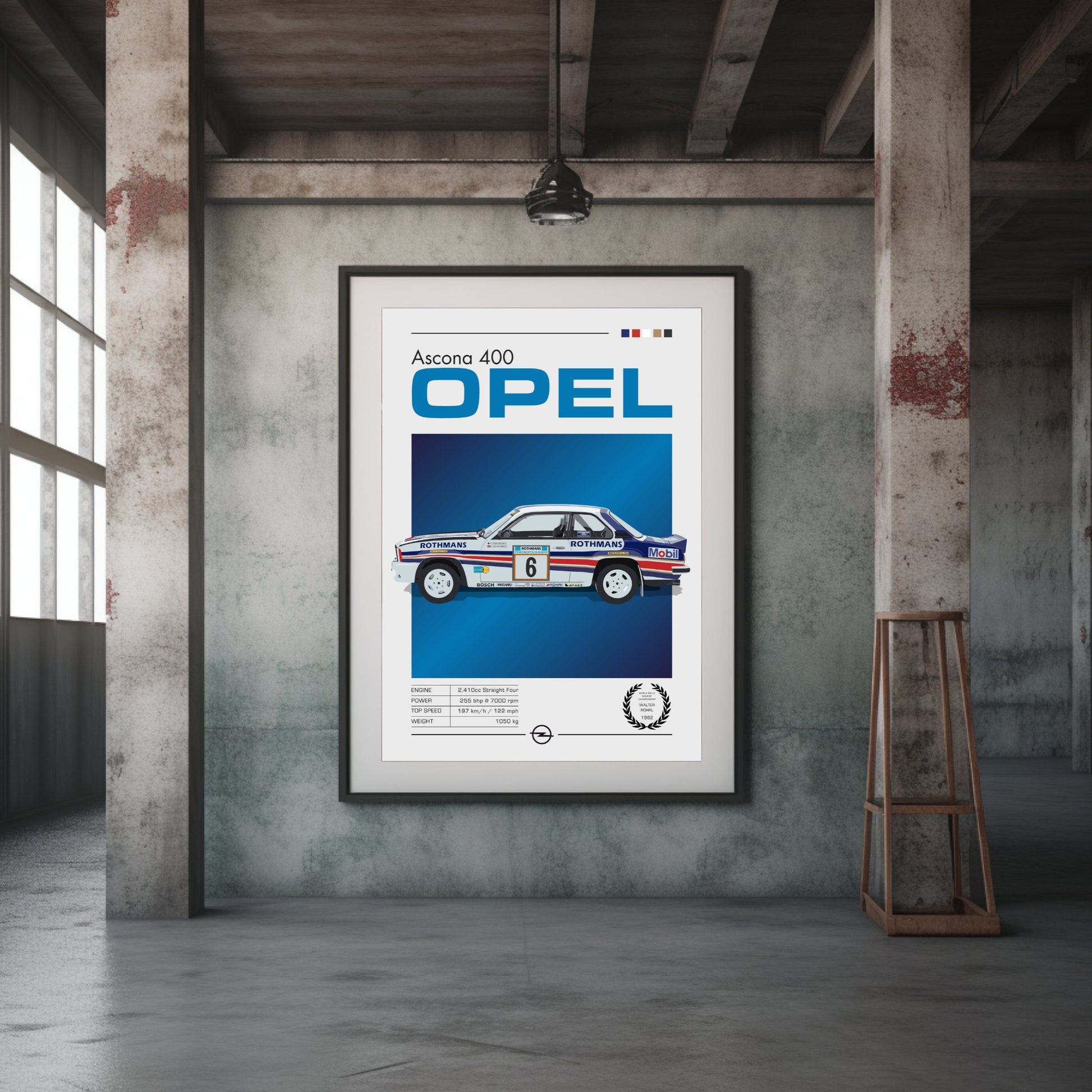 Opel Ascona 400 Print