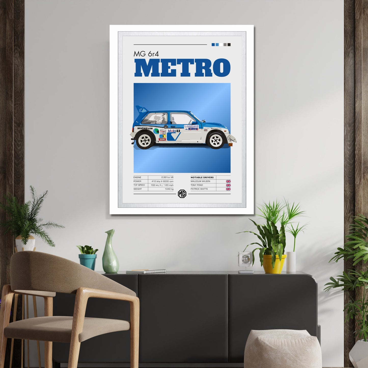 MG Metro 6r4 Poster