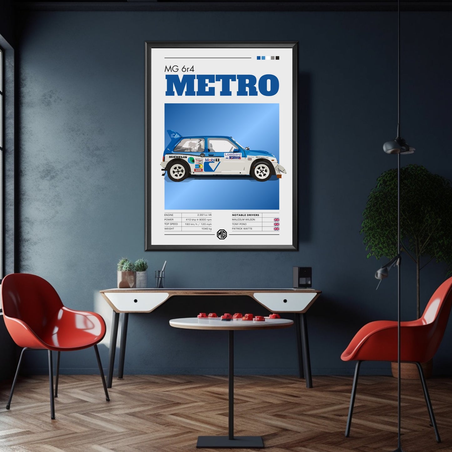 MG Metro 6r4 Poster