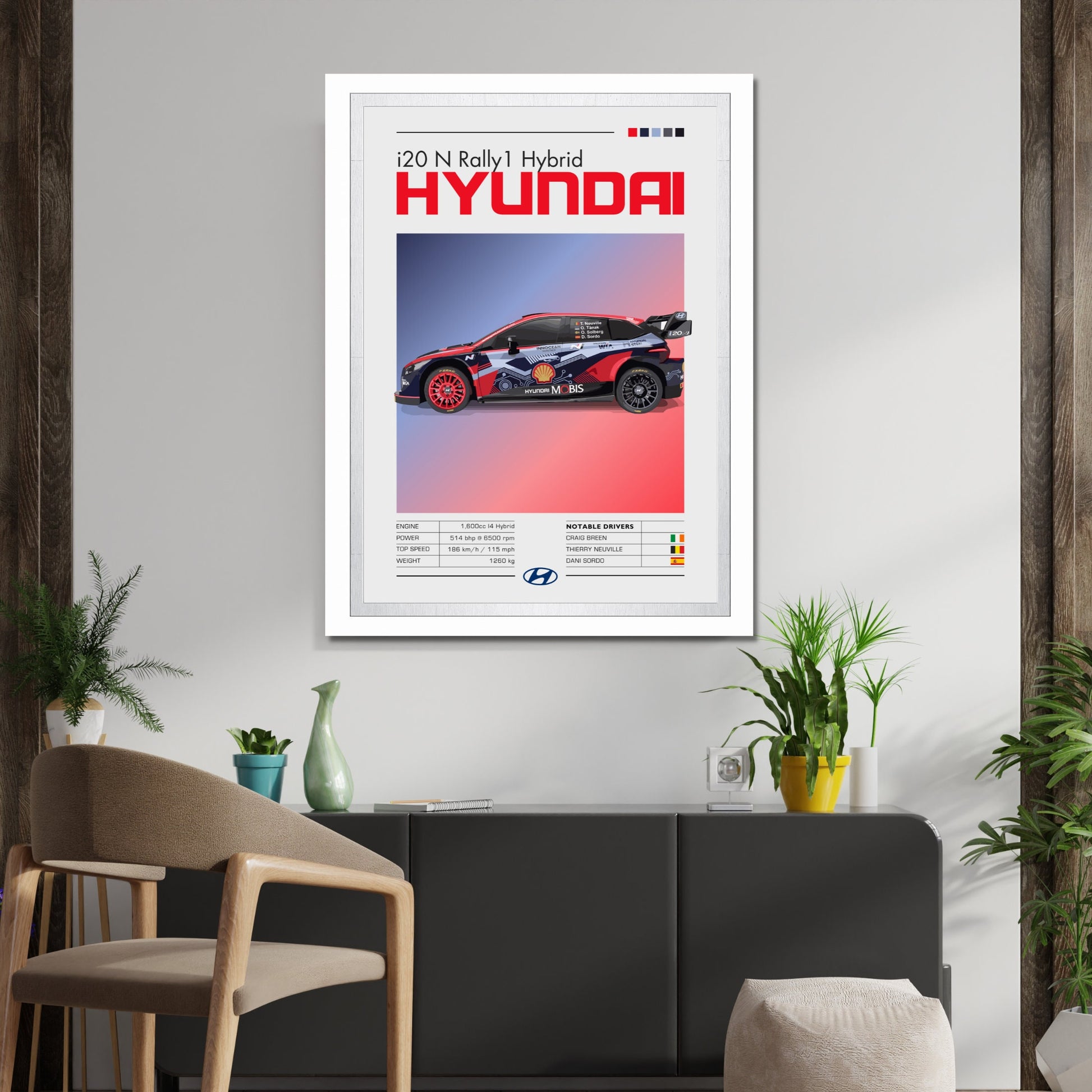 Hyundai i20 N Rally1 Print