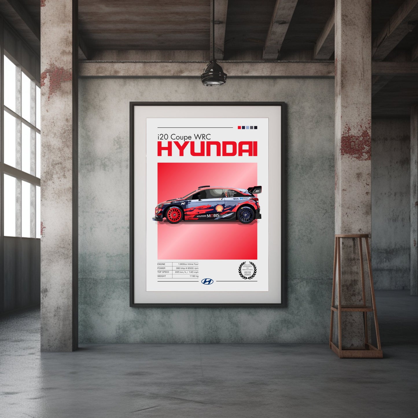 Hyundai i20 Coupe WRC Print