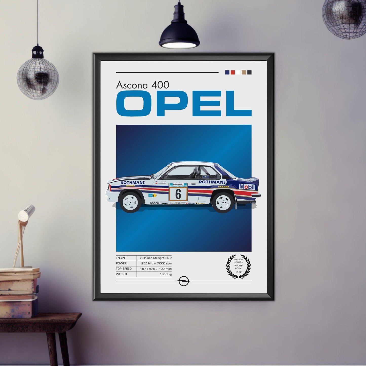 Opel Ascona 400 Print