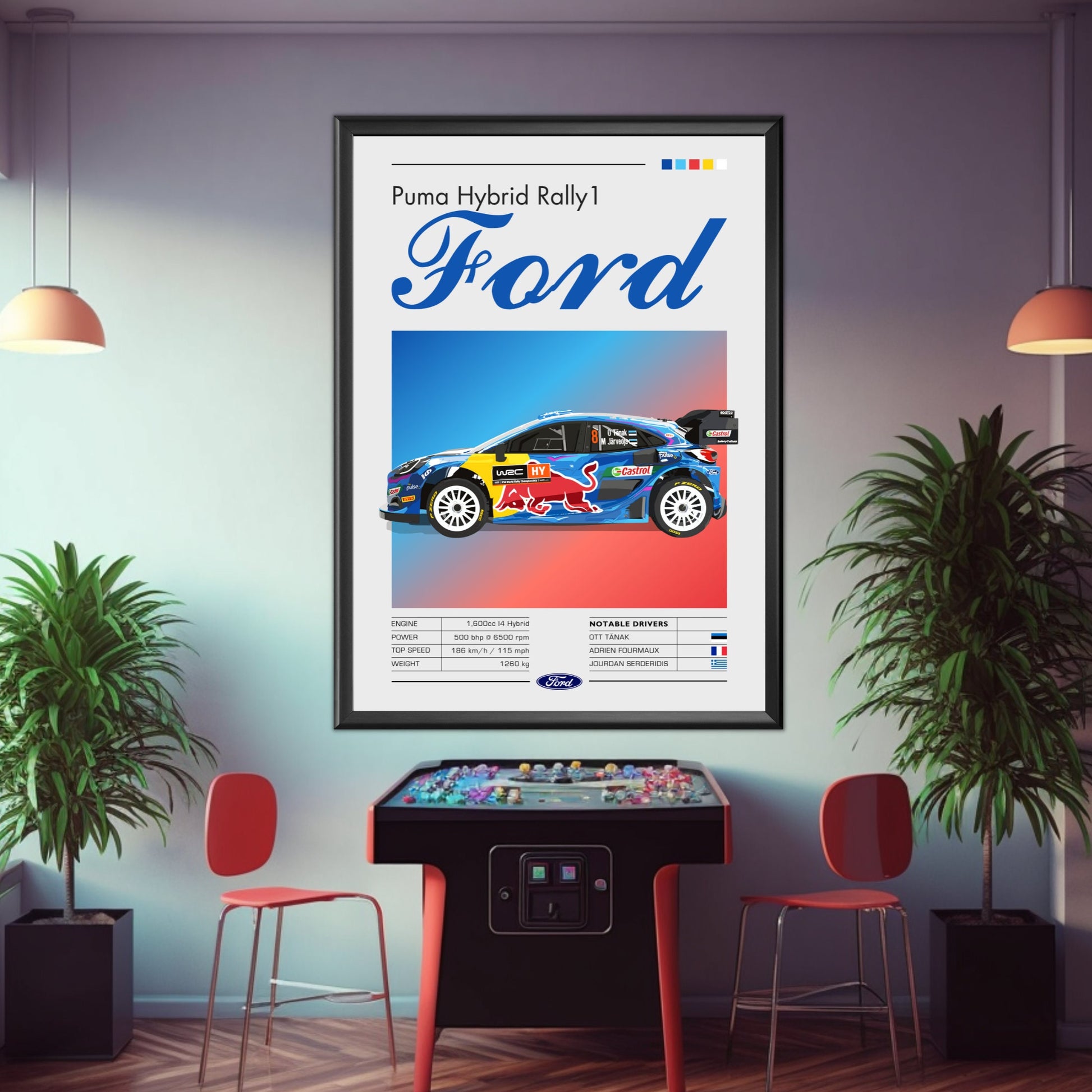 Ford Puma Hybrid Rally1 Print