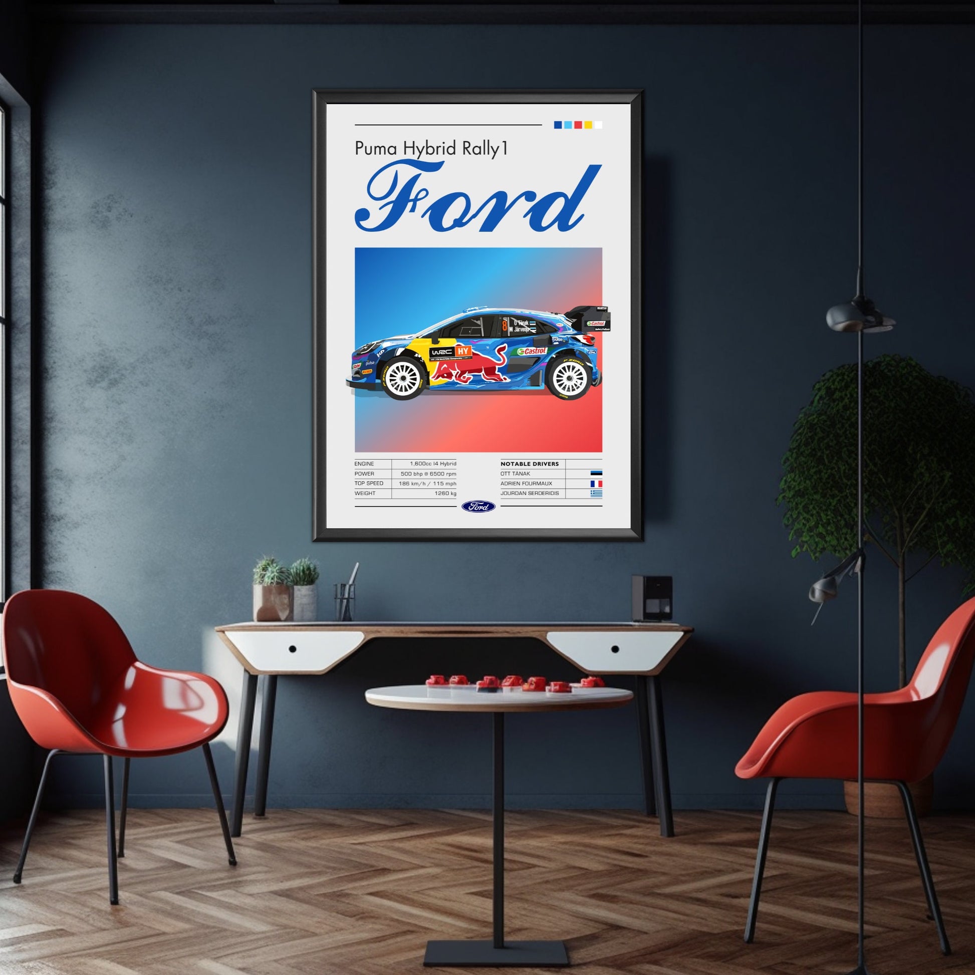 Ford Puma Hybrid Rally1 Print