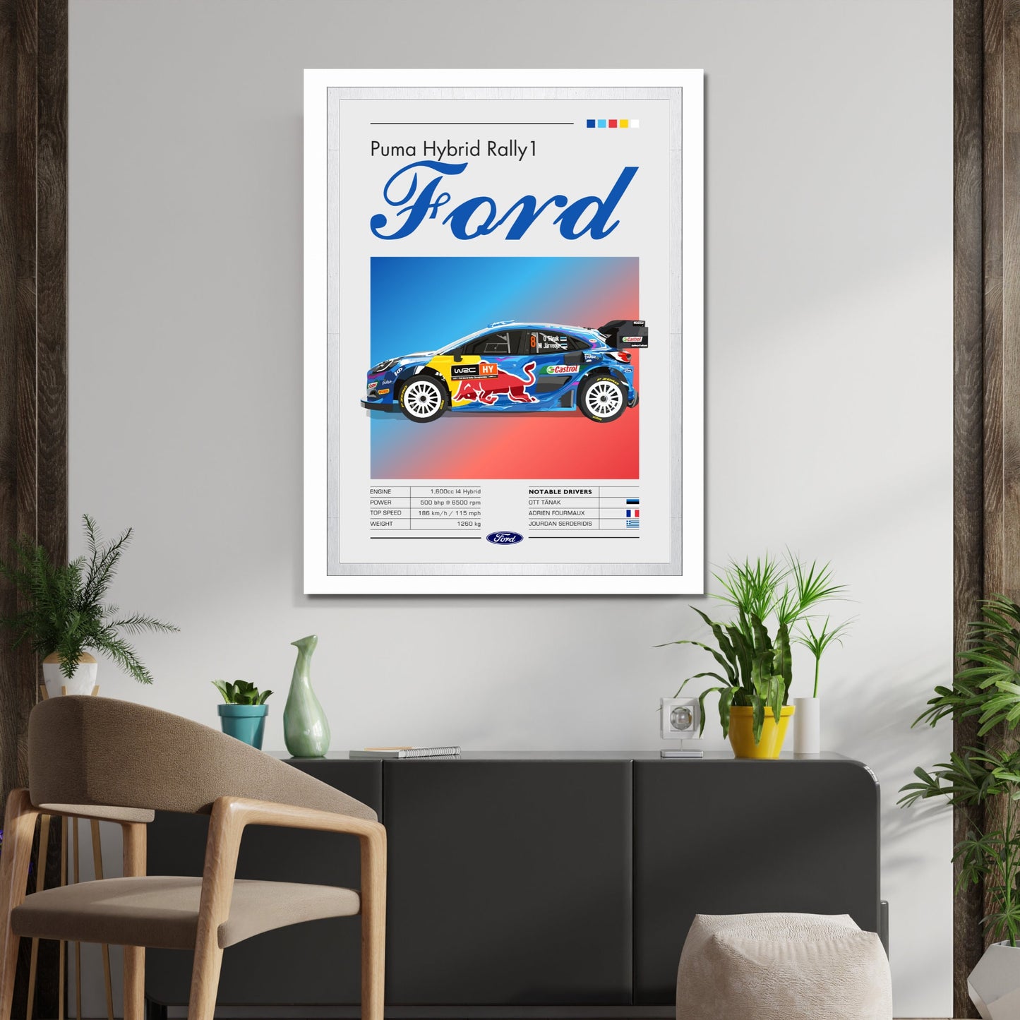 Ford Puma Hybrid Rally1 Print