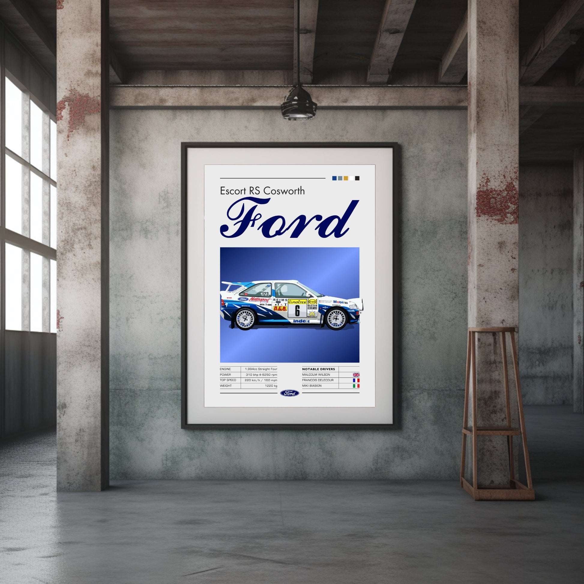 Ford Escort RS Cosworth Poster