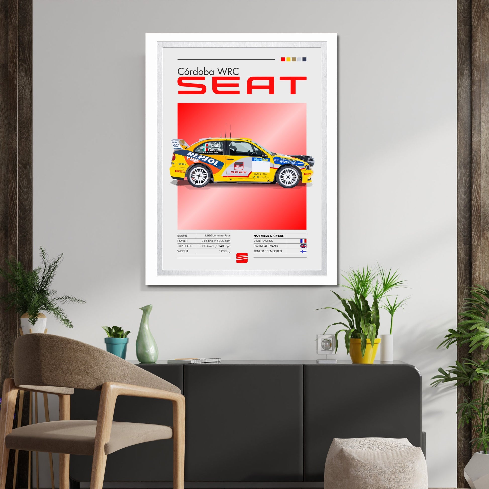 Seat Cordoba WRC Poster