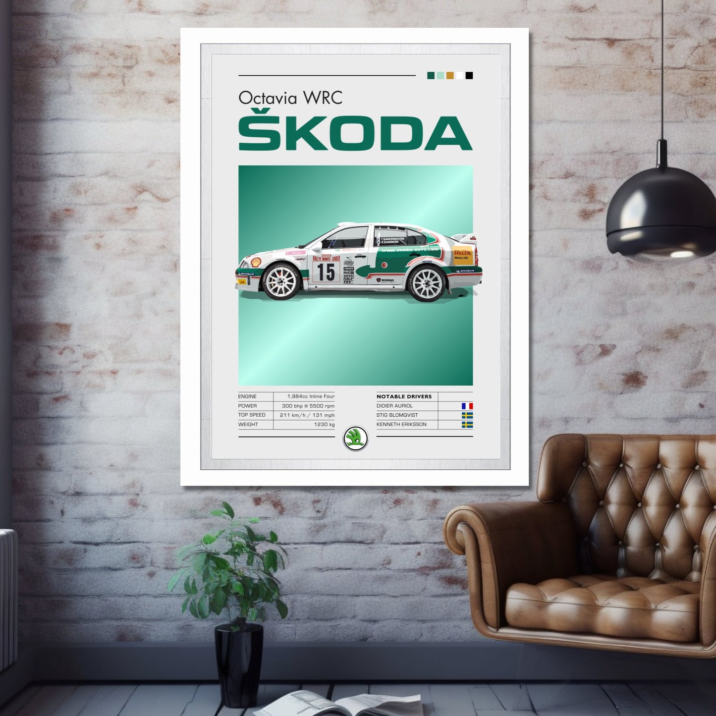 Skoda Octavia WRC Print