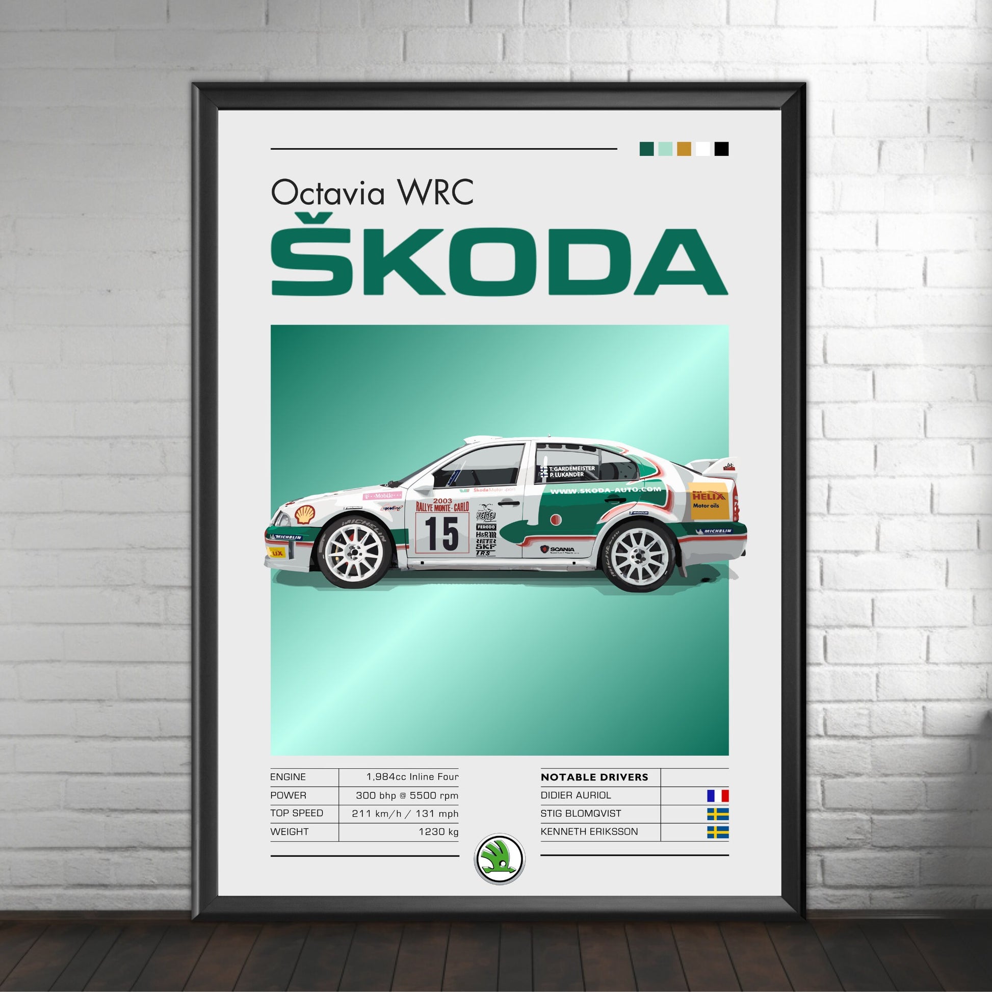 Skoda Octavia WRC Print