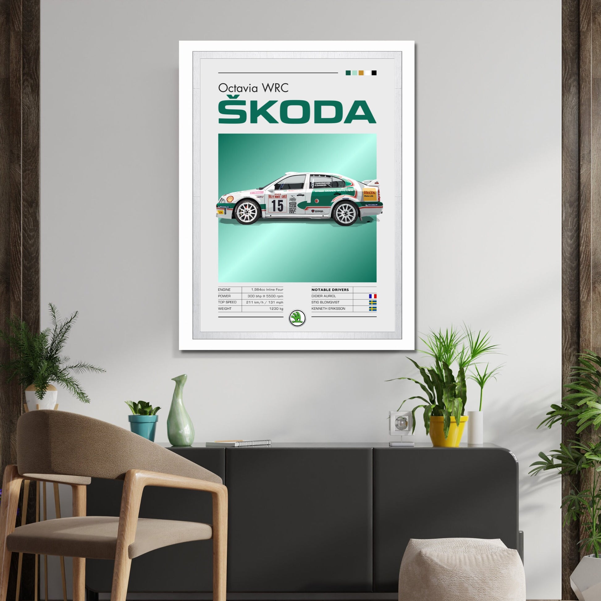 Skoda Octavia WRC Print