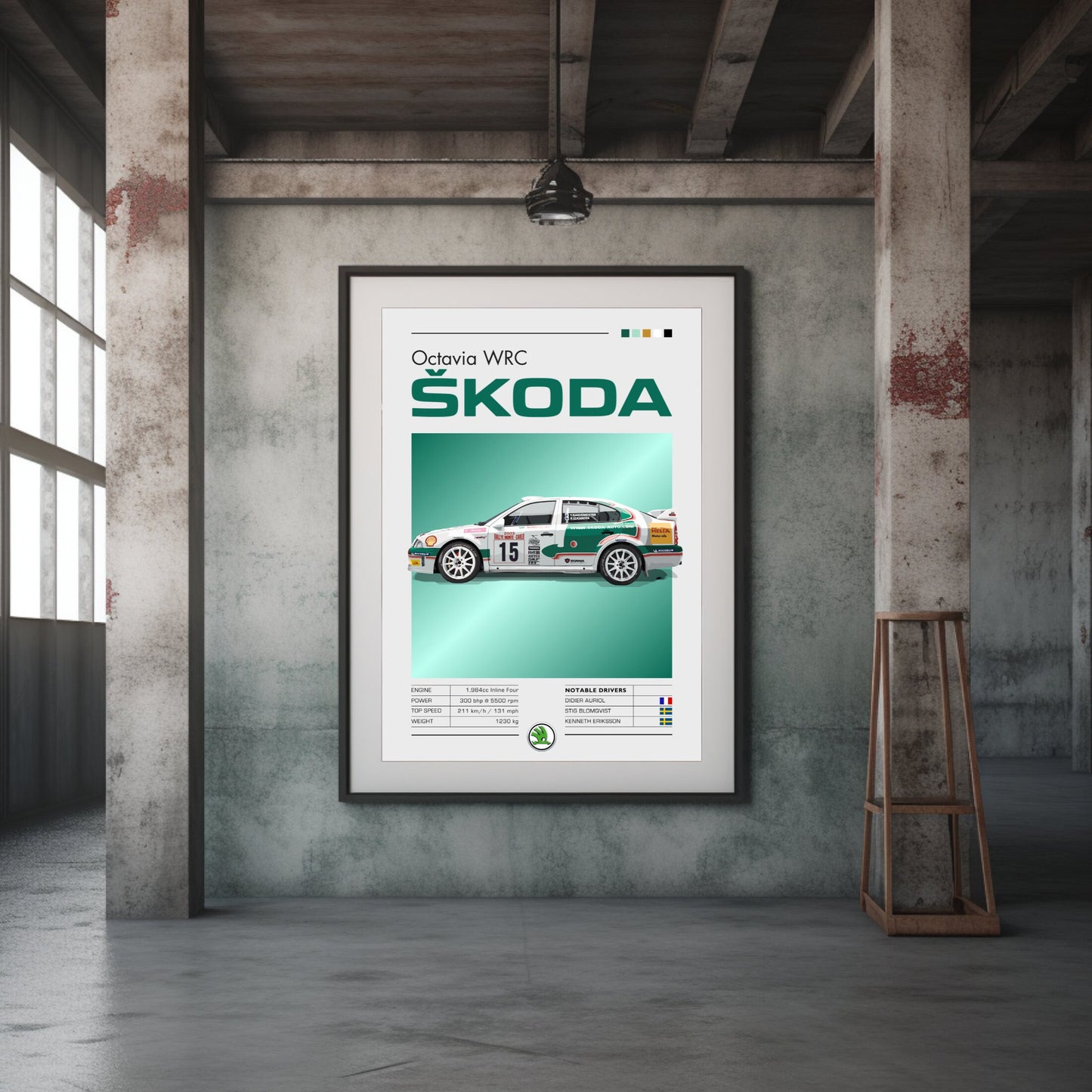 Skoda Octavia WRC Print