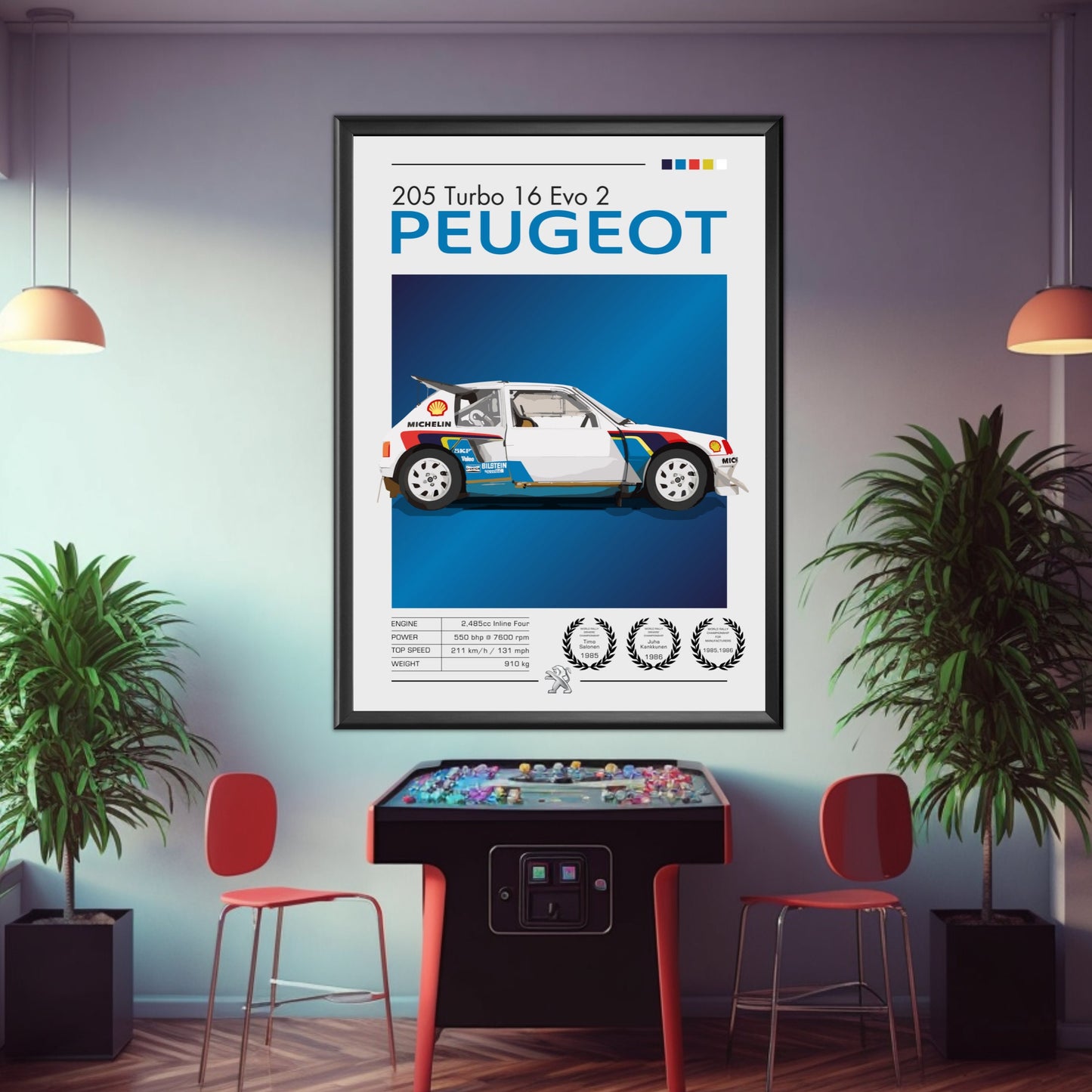 Peugeot 205 T16 Poster