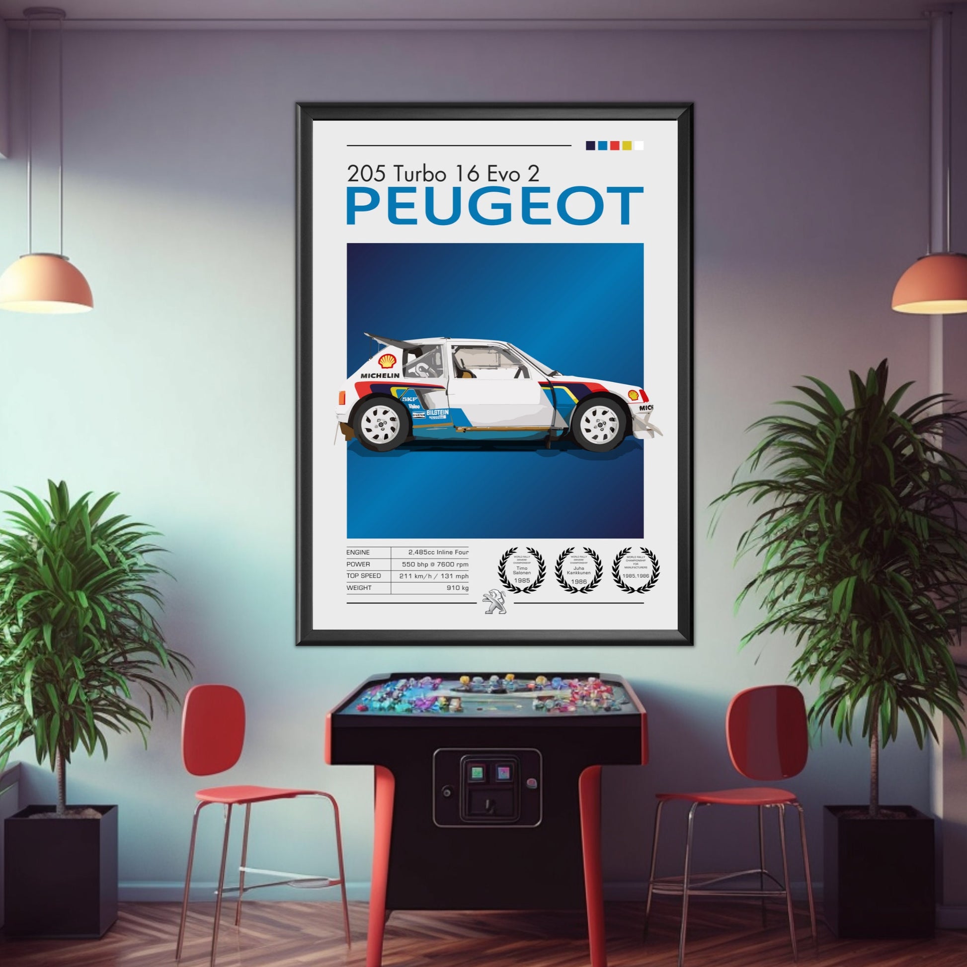 Peugeot 205 T16 Poster