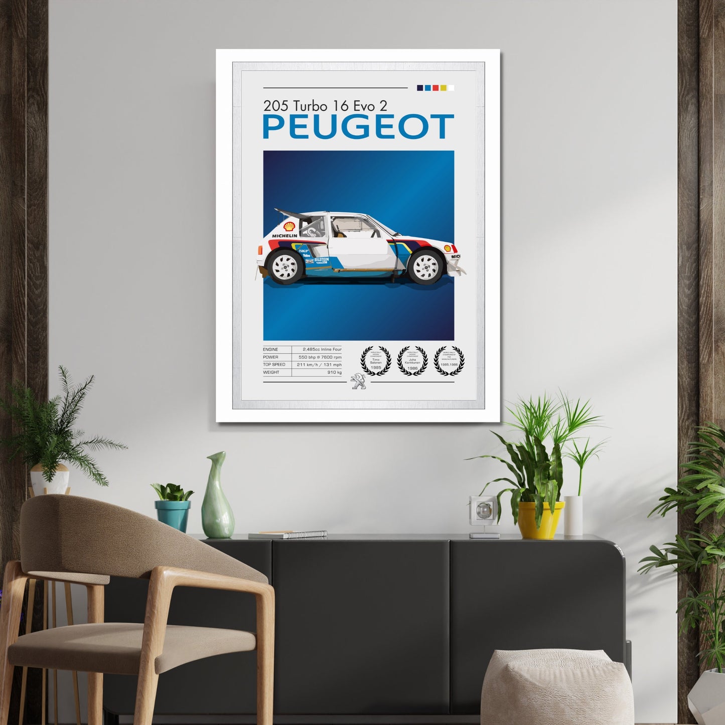 Peugeot 205 T16 Poster