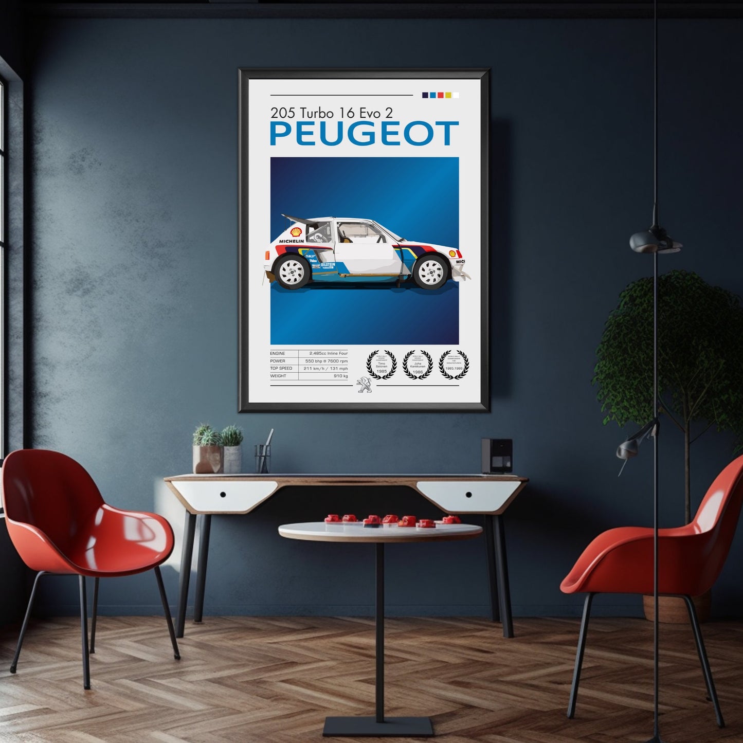 Peugeot 205 T16 Poster