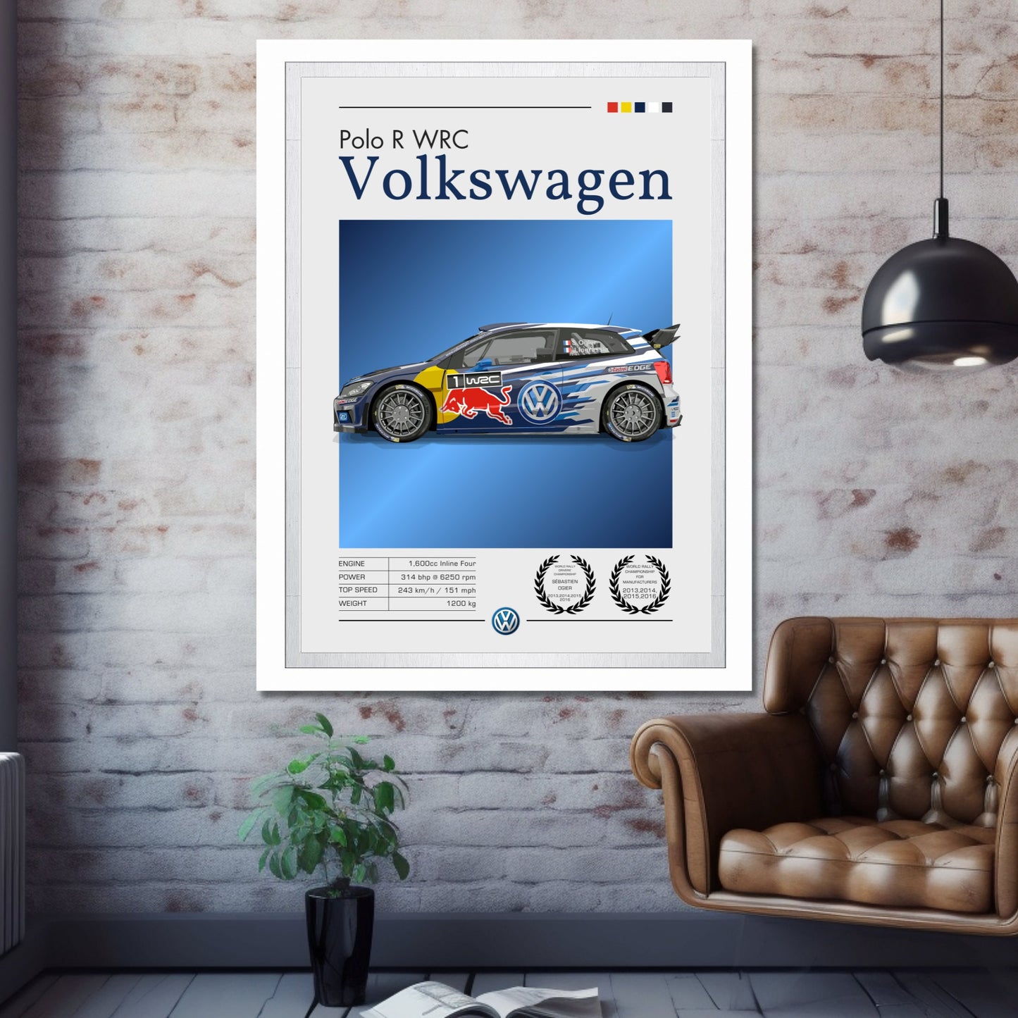 Volkswagen Polo R WRC Poster