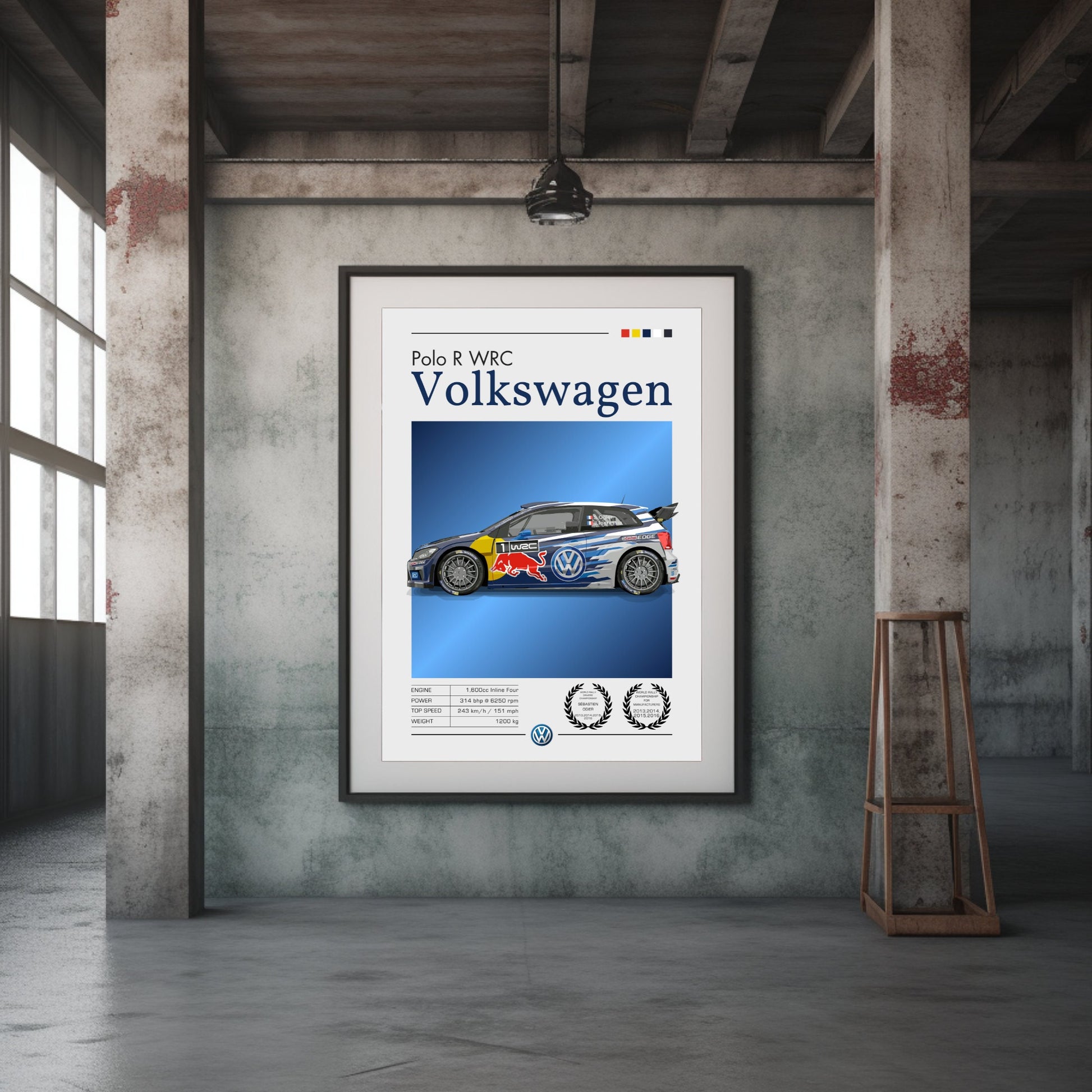 Volkswagen Polo R WRC Poster