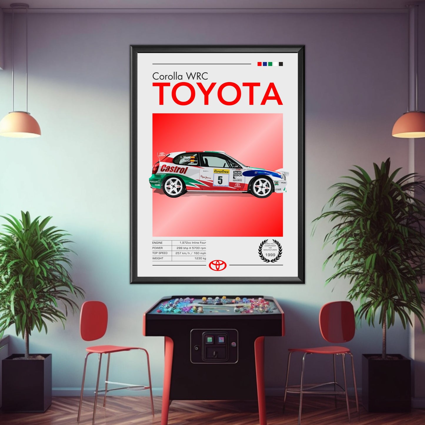 Toyota Corolla WRC Poster