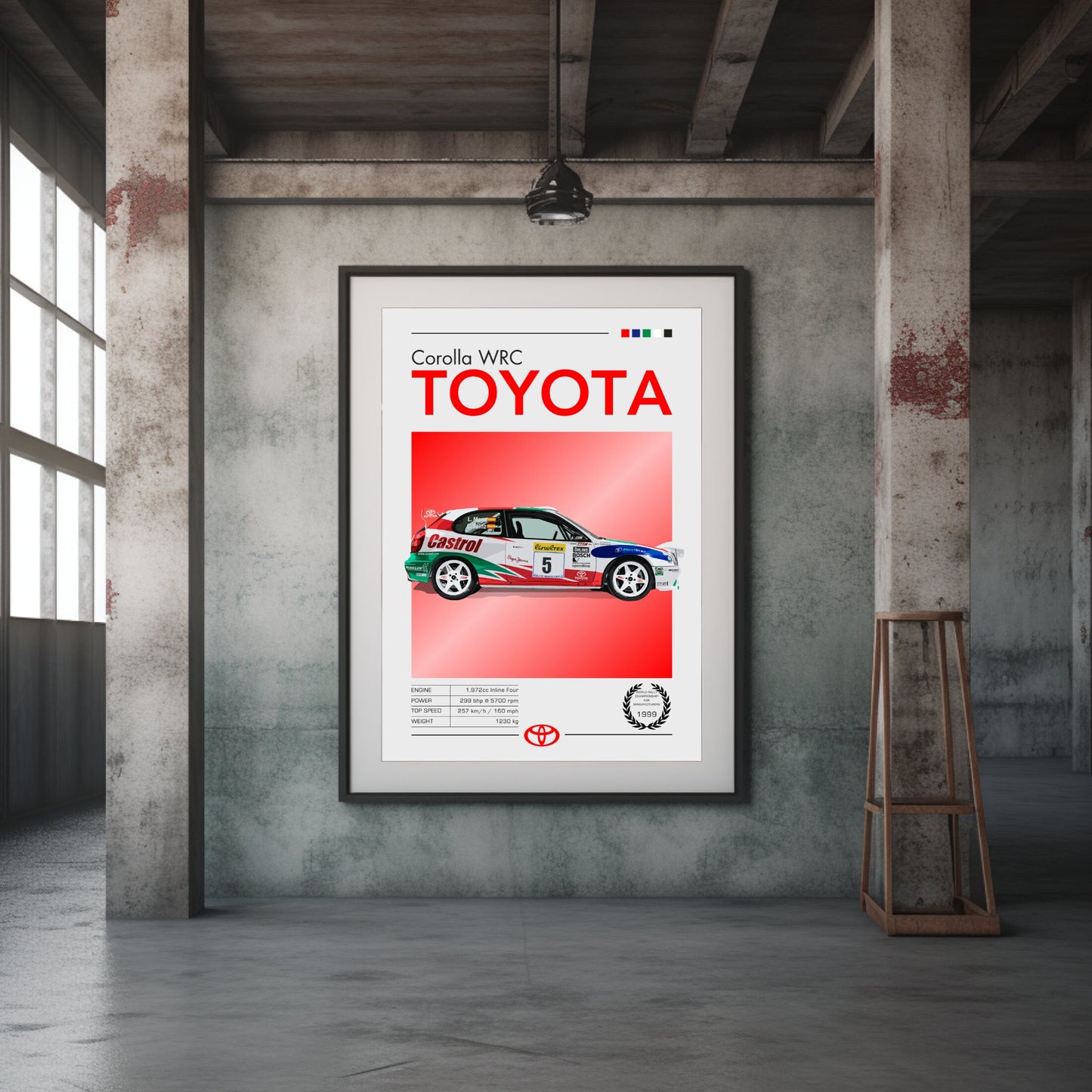 Toyota Corolla WRC Poster