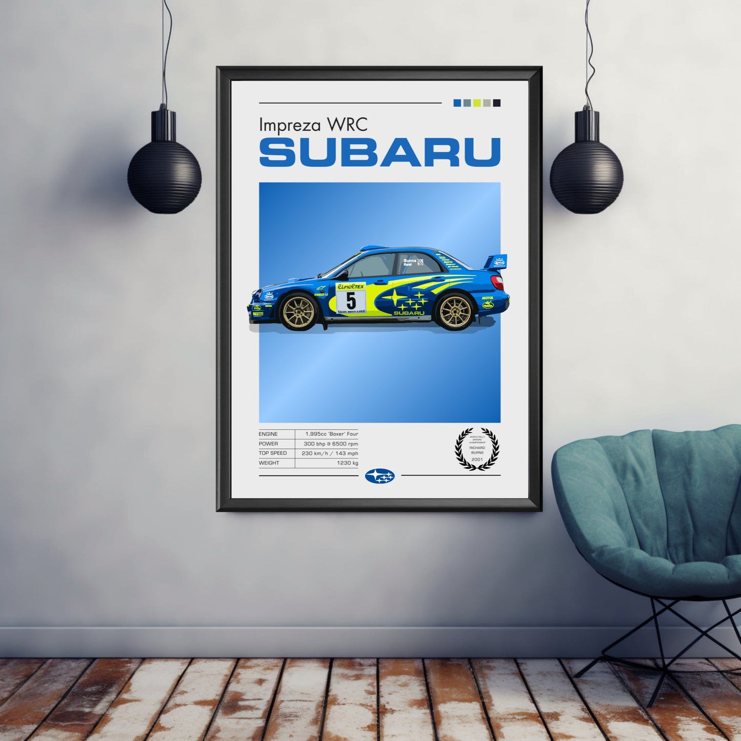 Subaru Impreza WRC Poster