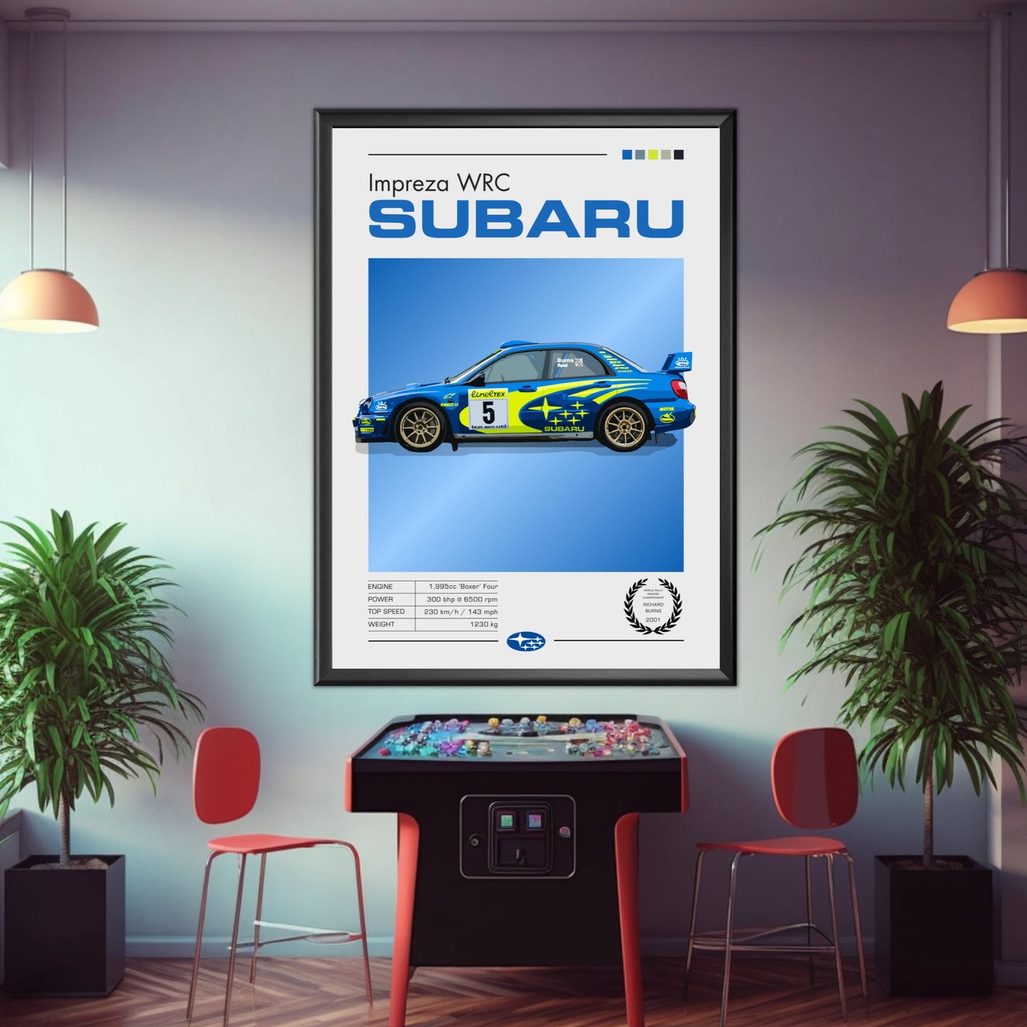 Subaru Impreza WRC Poster