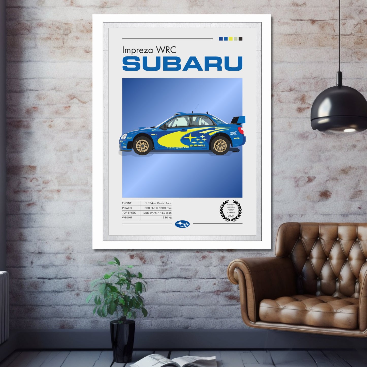 Subaru Impreza WRC Poster