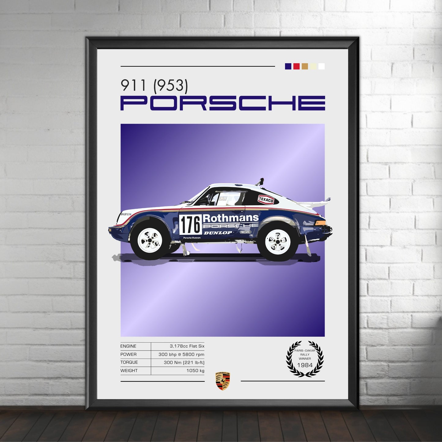 Porsche 911 (953) Poster