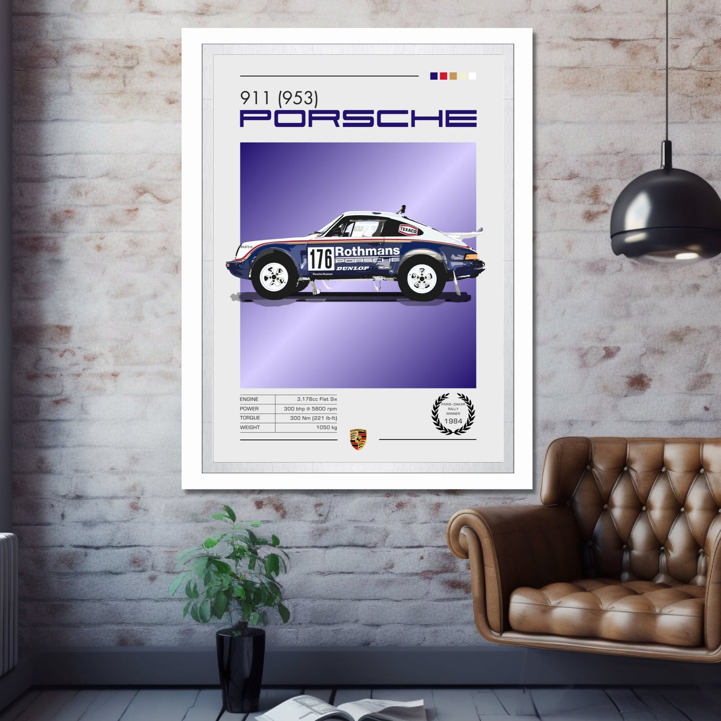 Porsche 911 (953) Poster