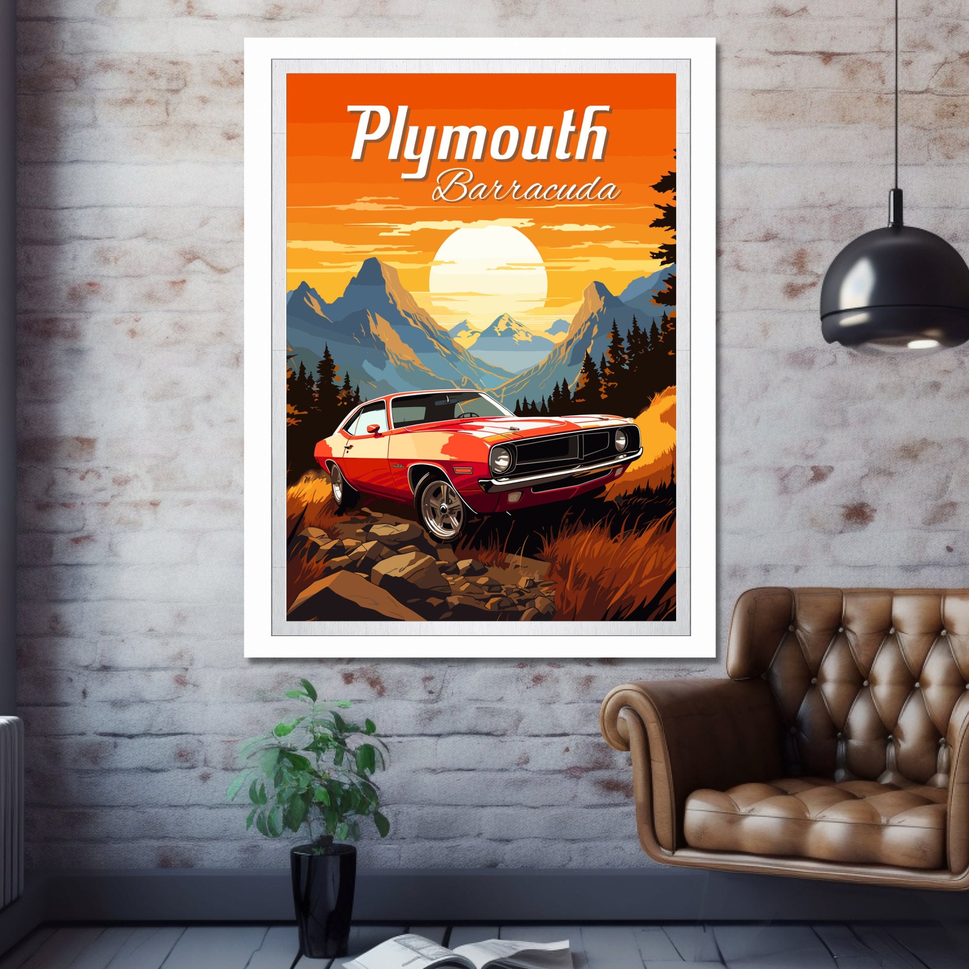 Plymouth Barracuda Poster