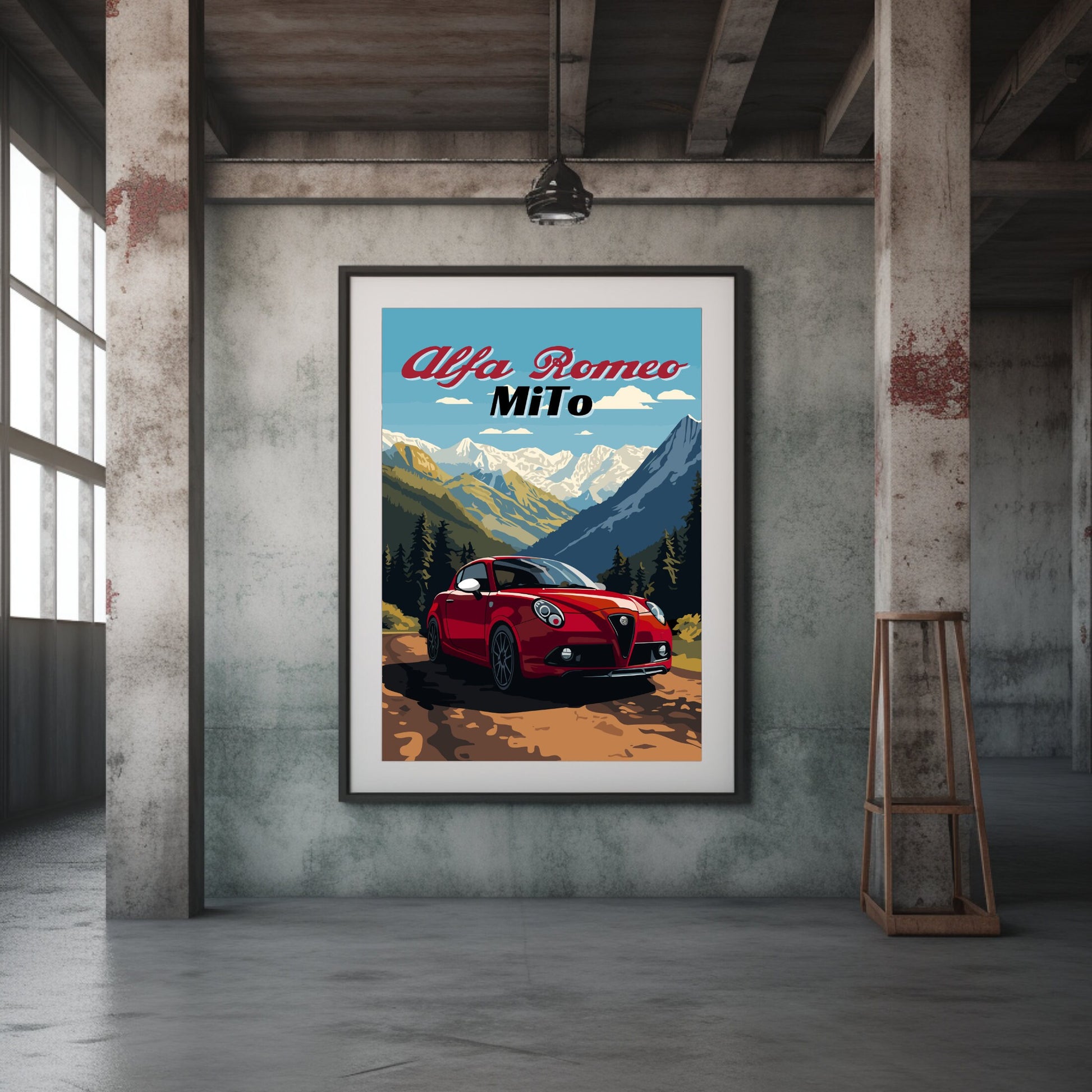 Alfa Romeo Mito Print