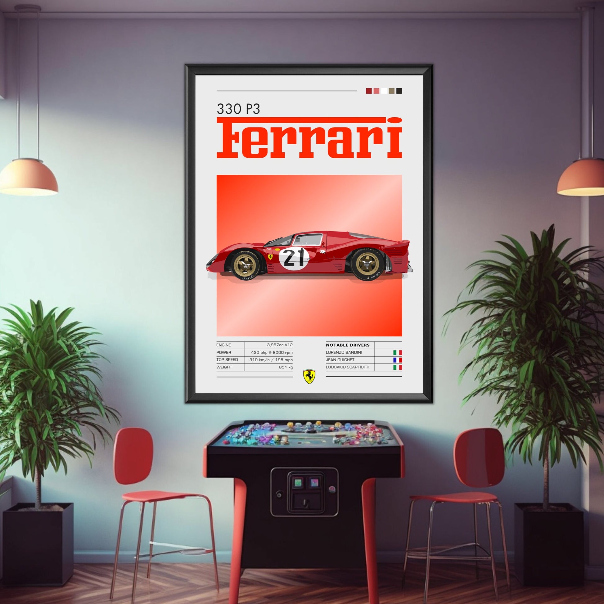 Ferrari 330 P3 Poster