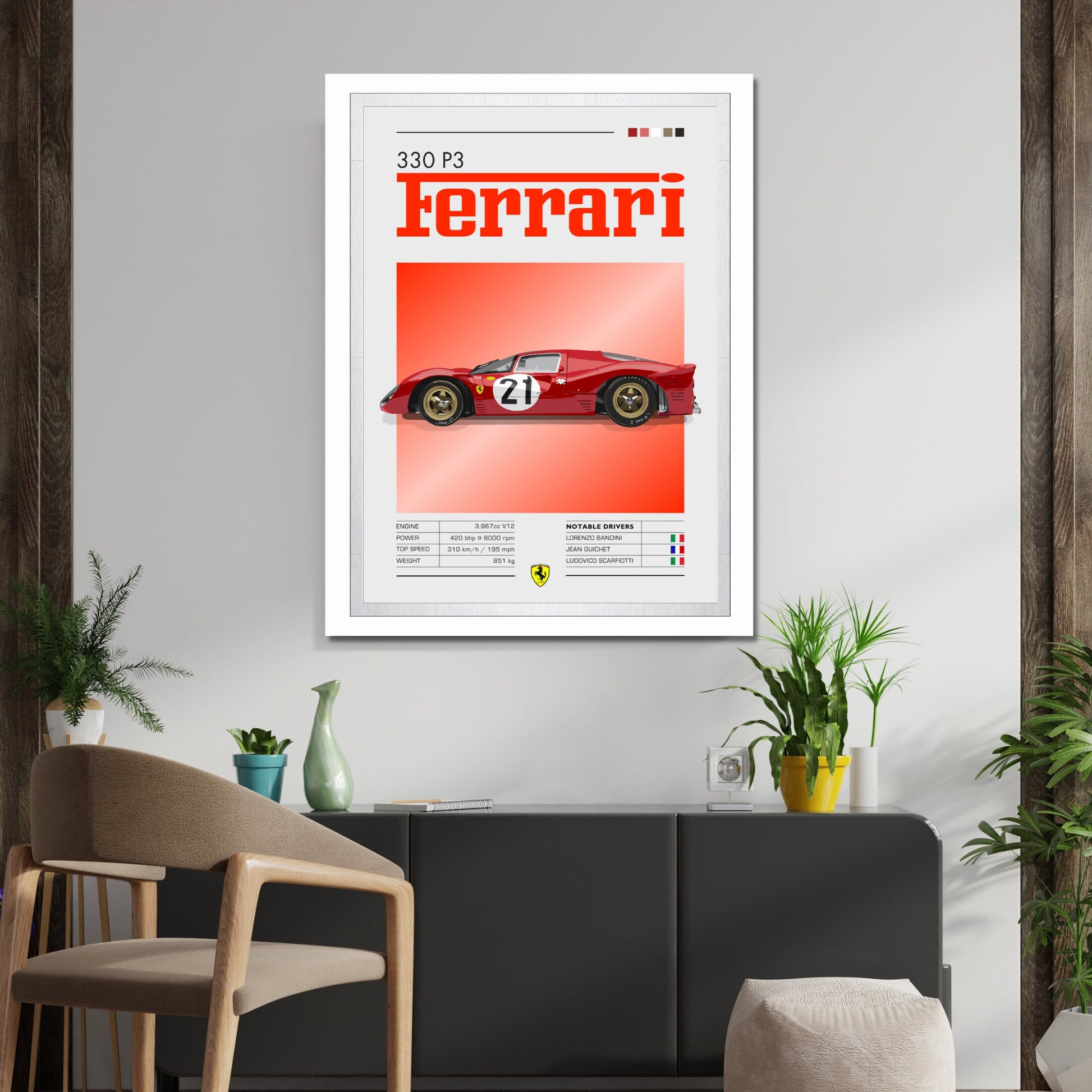 Ferrari 330 P3 Poster