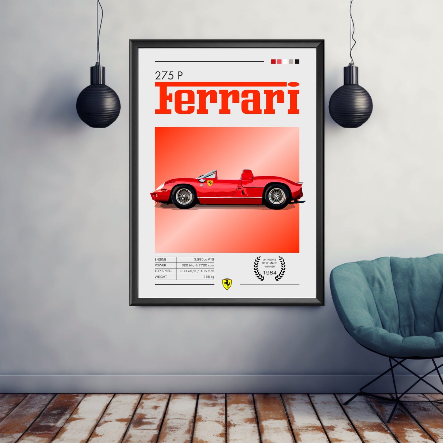 Ferrari 275 P Poster