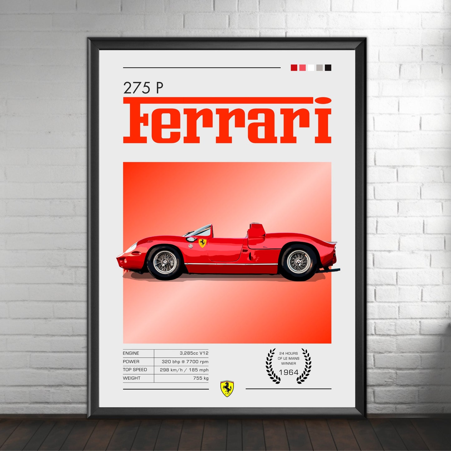 Ferrari 275 P Poster