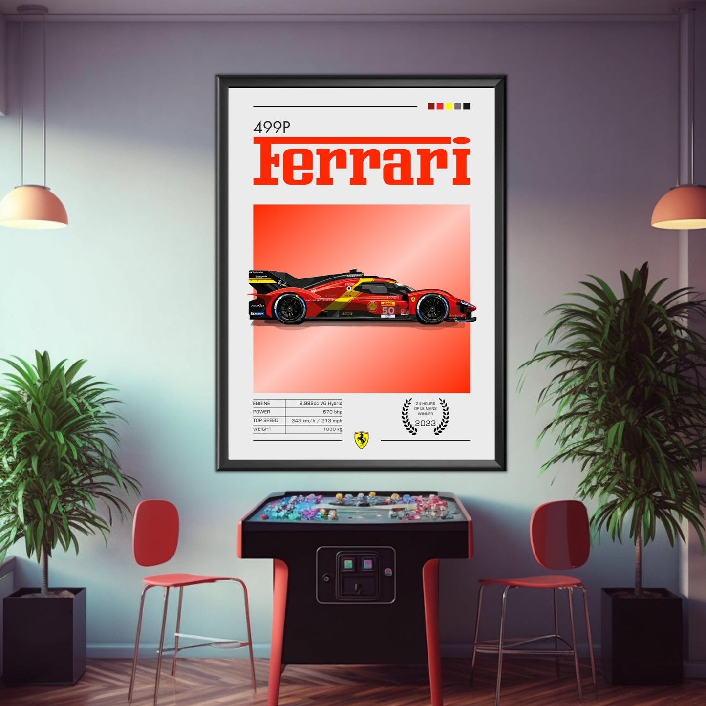 Ferrari 499P Print