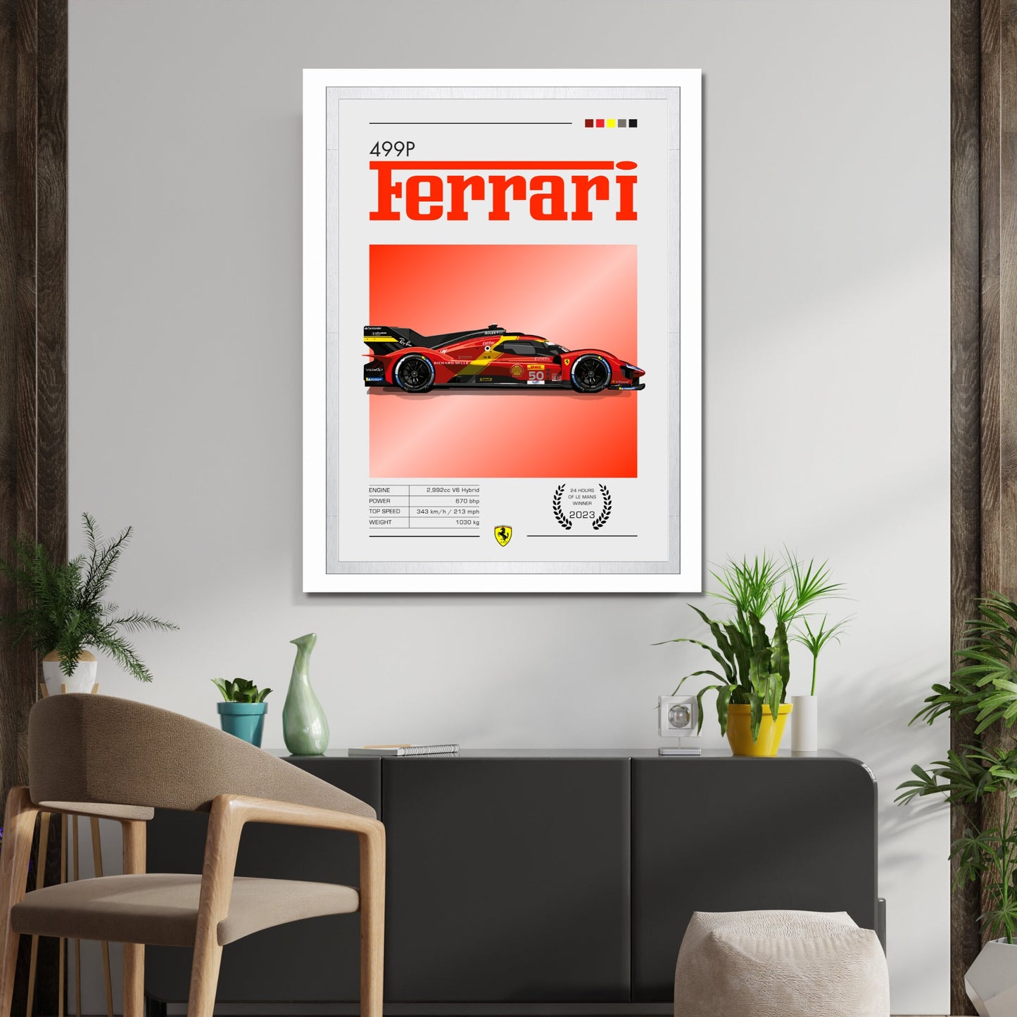 Ferrari 499P Print