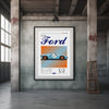 Ford GT40 Print, 24h of Le Mans Print, 1960s Car Print, Ford GT40 Poster, Car Art, Race Car Print, Classic Car, Car Print, Car Poster