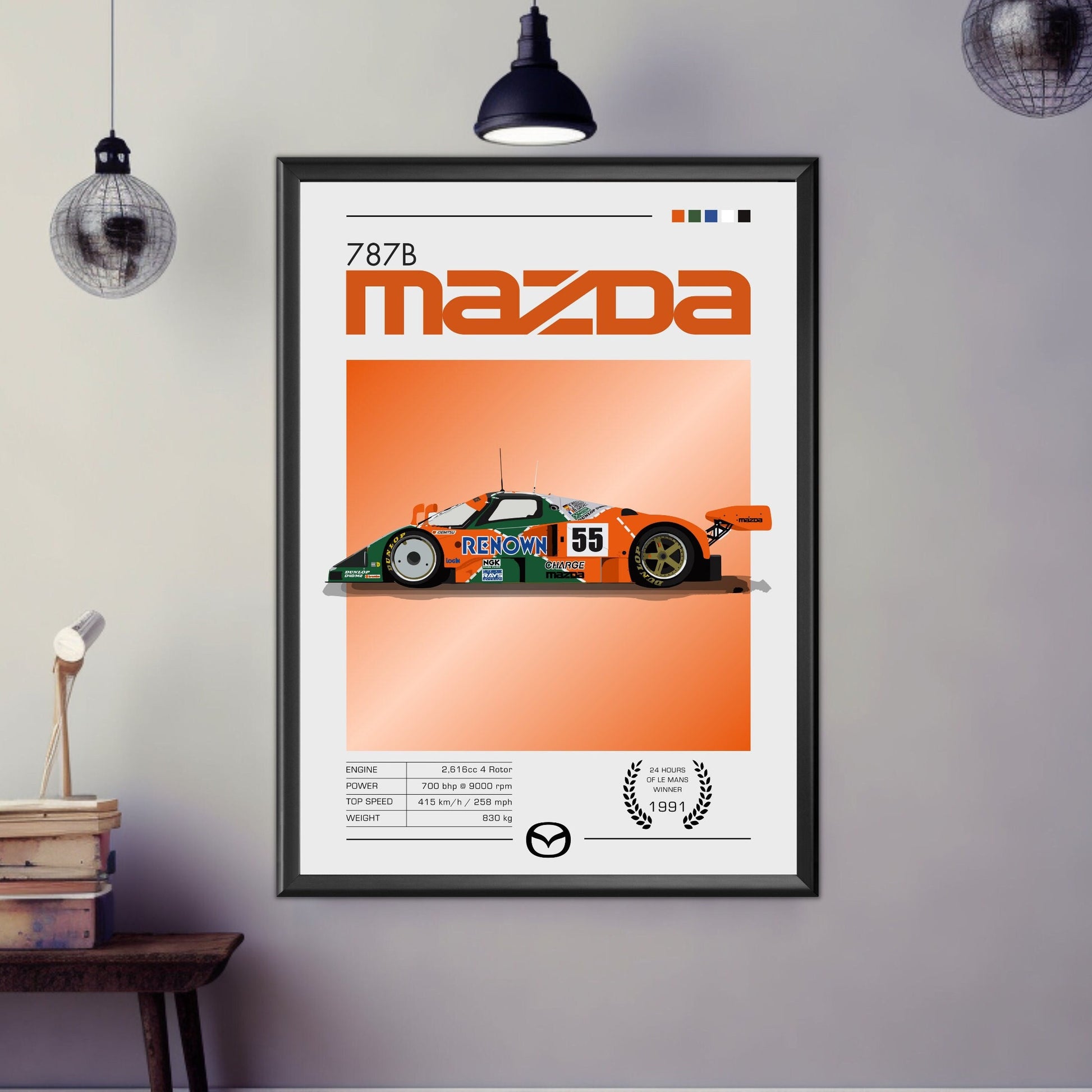 Mazda 787B Poster