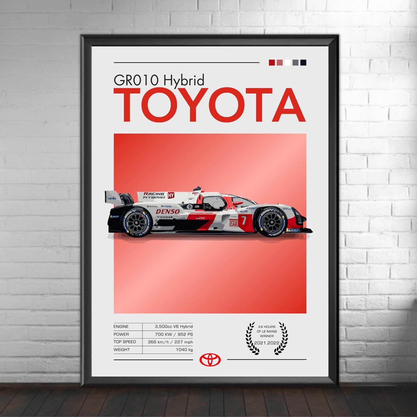 Toyota GR010 Hybrid Poster