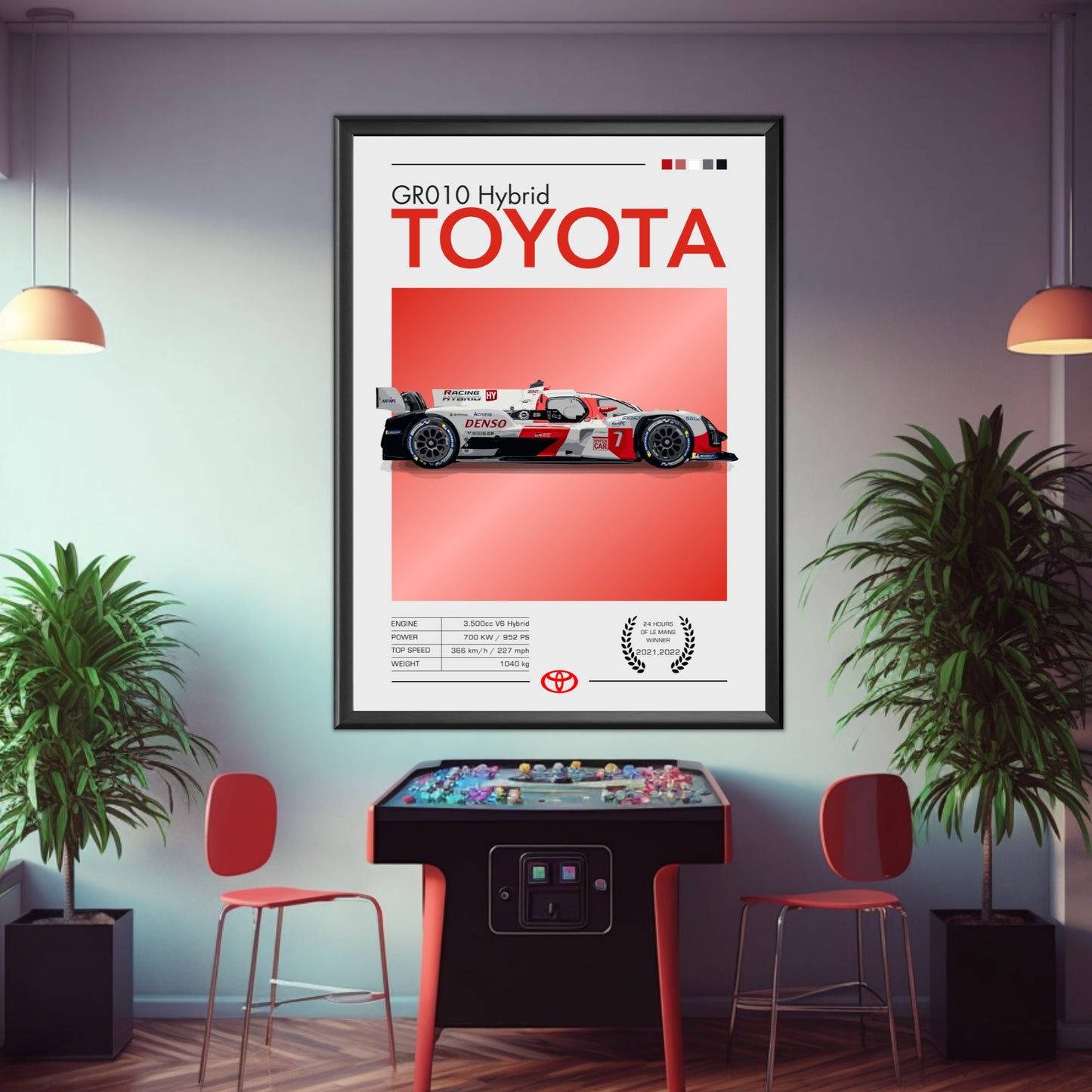 Toyota GR010 Hybrid Poster