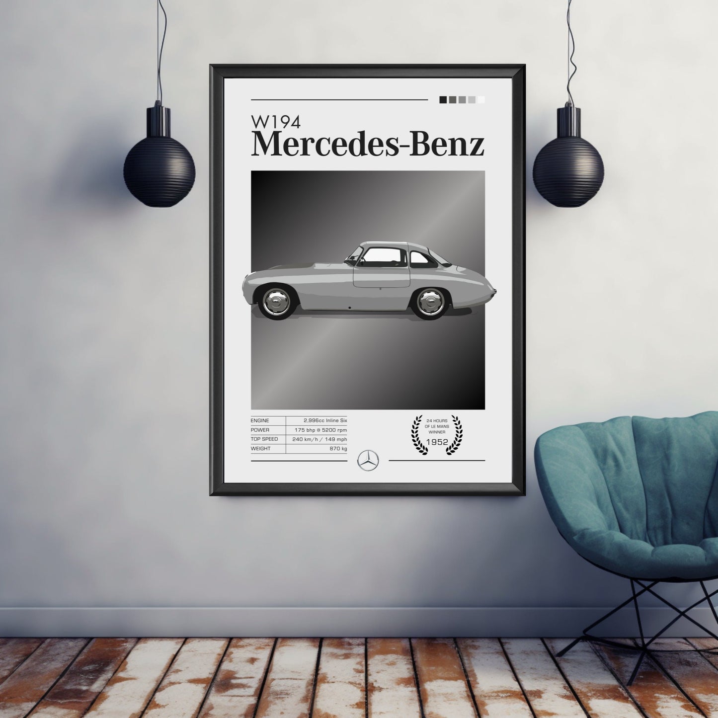 Mercedes-Benz W194 Poster